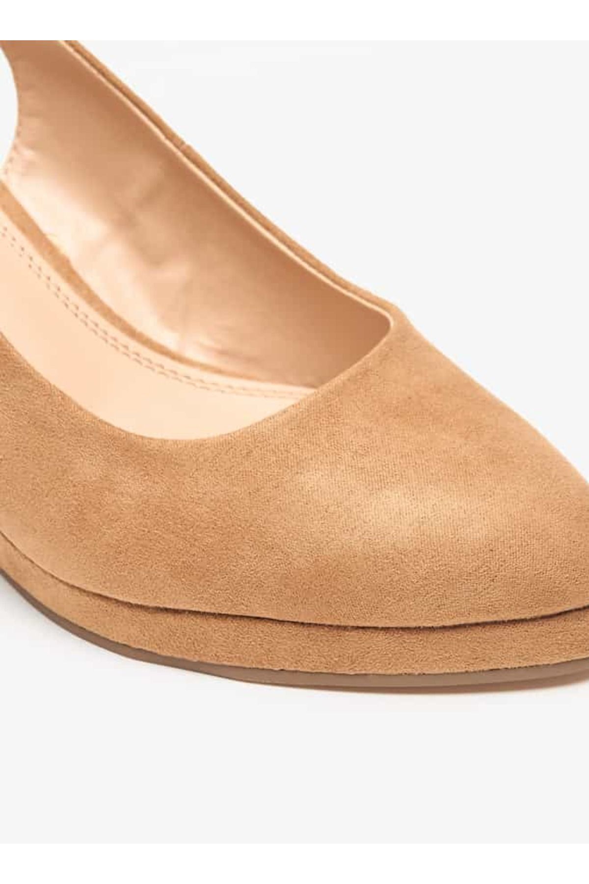 Celeste-Women's Solid Slip-On Pump Shoes with Wedge Heels 5
