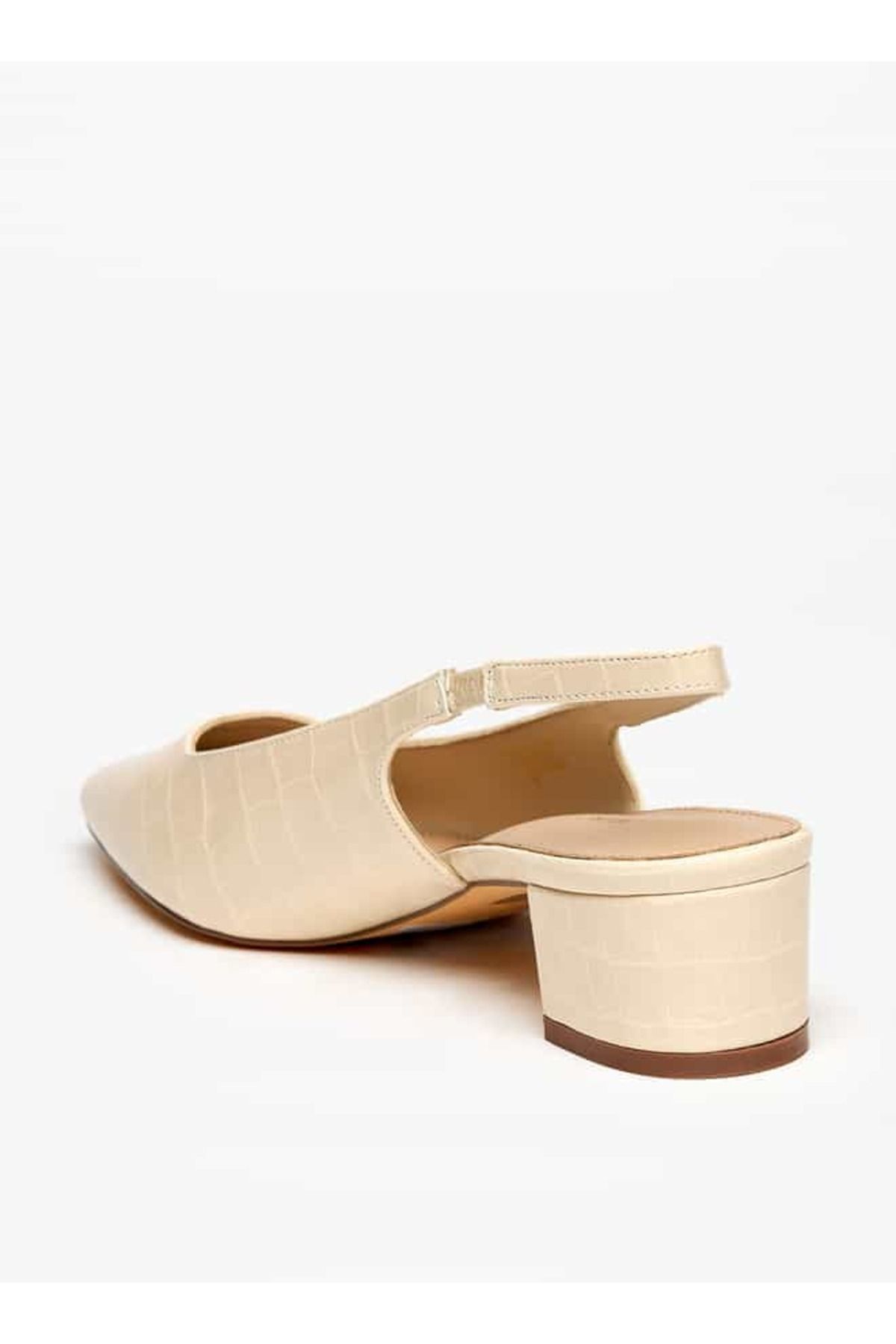 Flora Bella by Shoexpress-Flora Bella Textured Slingback Mules with Block Heels 2