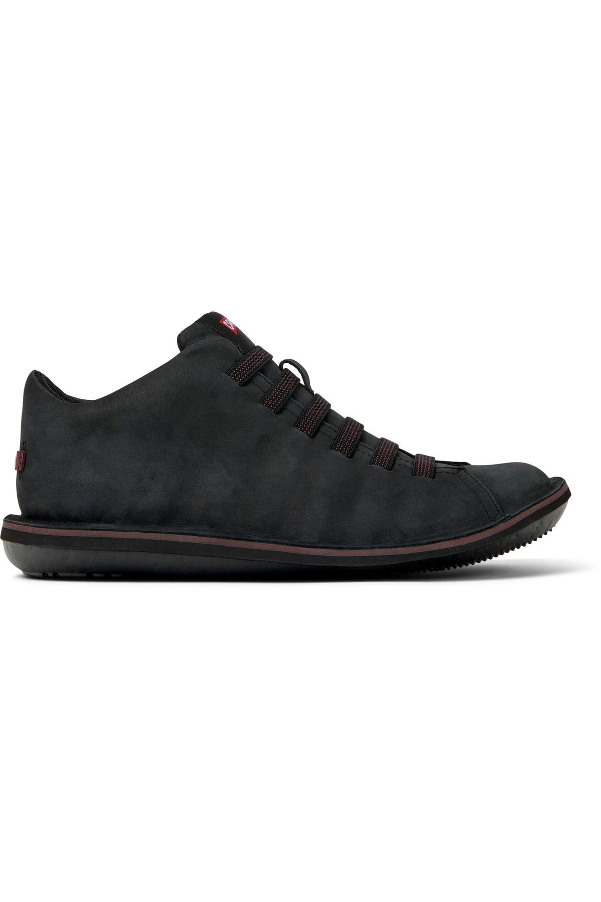 CAMPER-Men's Black Leather Sneakers Beetle 36678-083 1