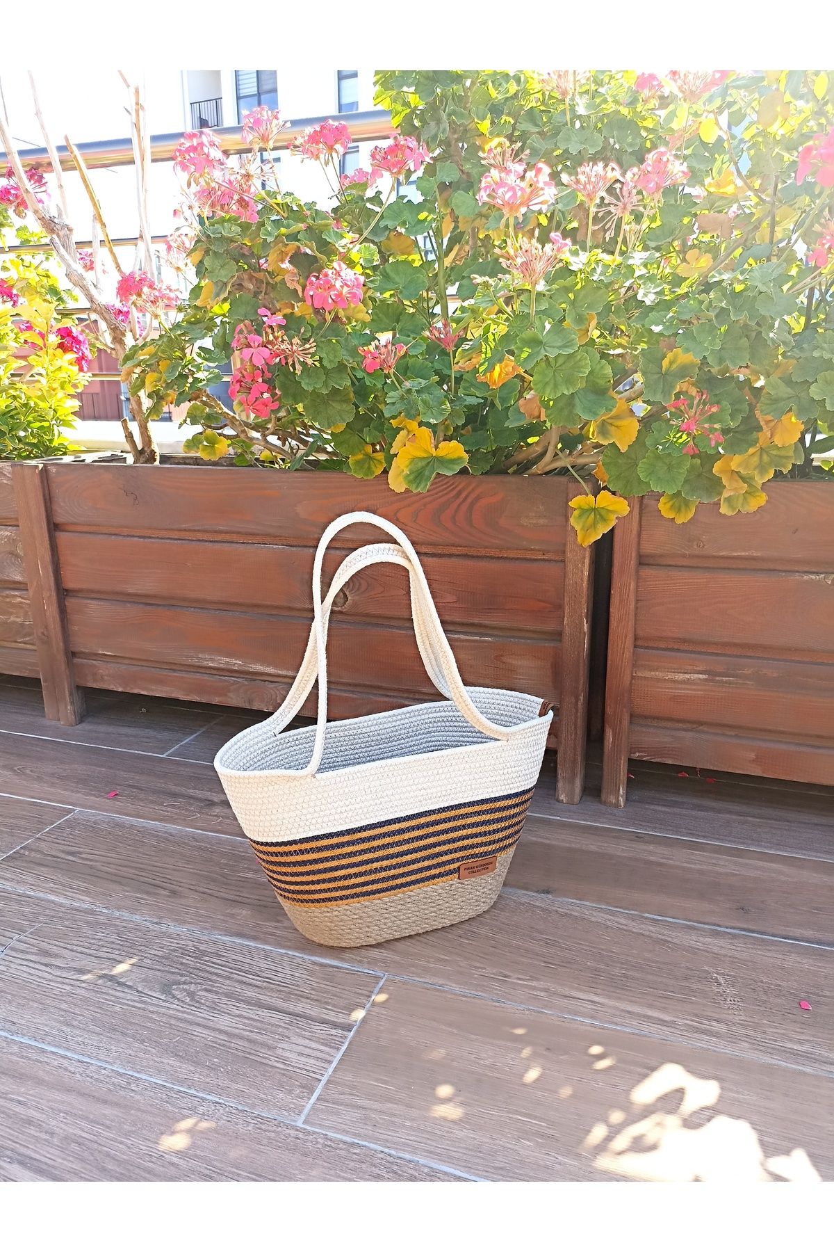 Pınar Gündoğdu Collection-Beach Bag Straw Beach Bag Daily Bag Handmade Designer Bag 1