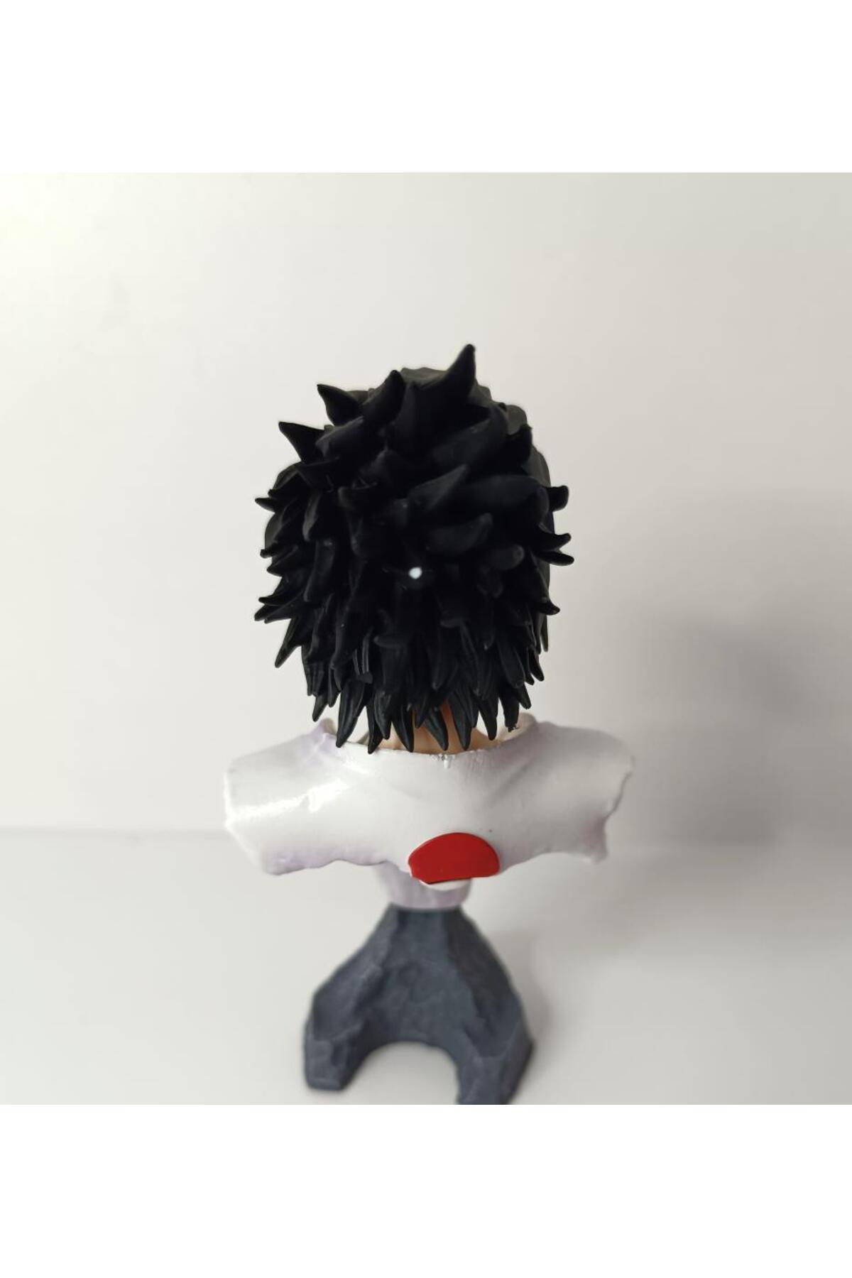 Hd Marketim-Anime Naruto Sasuke Uchiha Bust Action Figure Toy Figurine 14cm 4