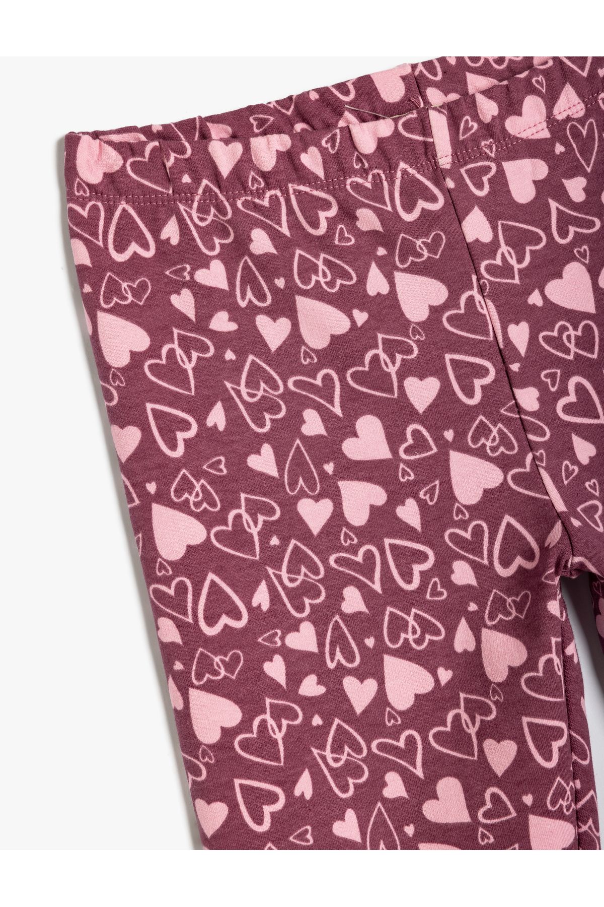 Koton-Cotton Heart Leggings - Elastic Waist 3