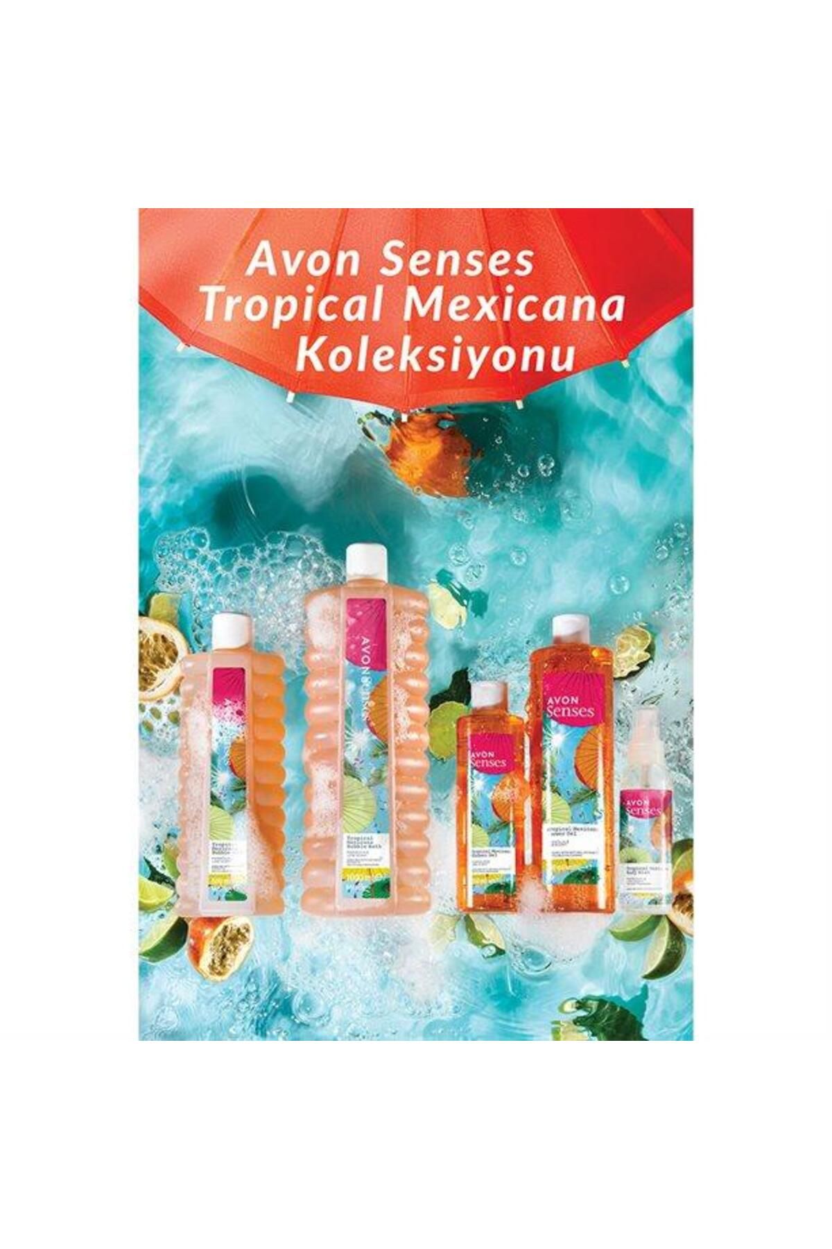 حباب حمام استوایی پاسشن فروت و لیمو معطر مکزیکا 1 لیوان Avon