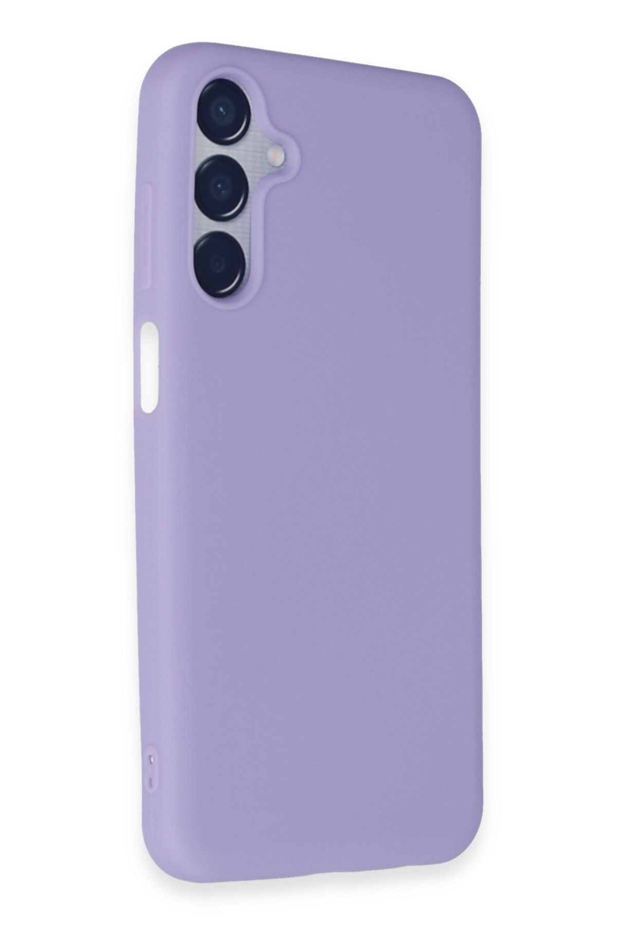 cepmoda Samsung Galaxy M15 Uyumlu İnce Esnek Soft Rubber Telefon Kılıfı - LİLA