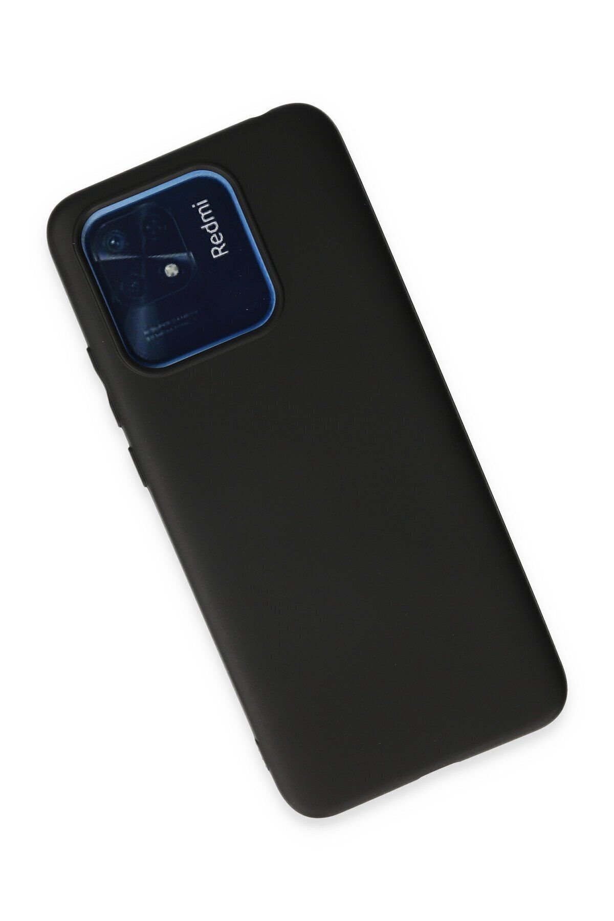cepmoda Xiaomi Redmi 10C Uyumlu İnce Esnek Soft Rubber Telefon Kılıfı - SİYAH