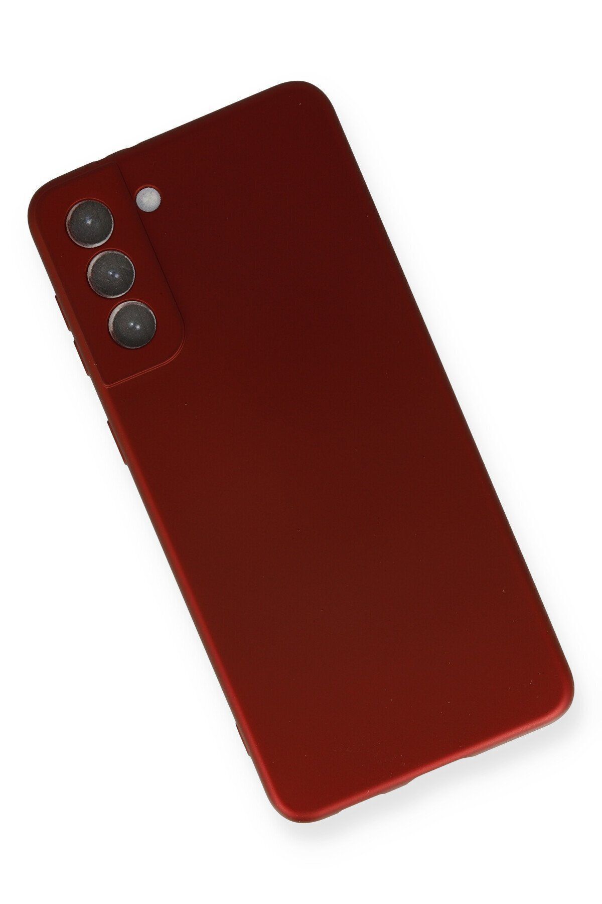cepmoda Samsung Galaxy S21 Plus Kılıf | Soft Ince Esnek Telefon Kılıfı - BORDO