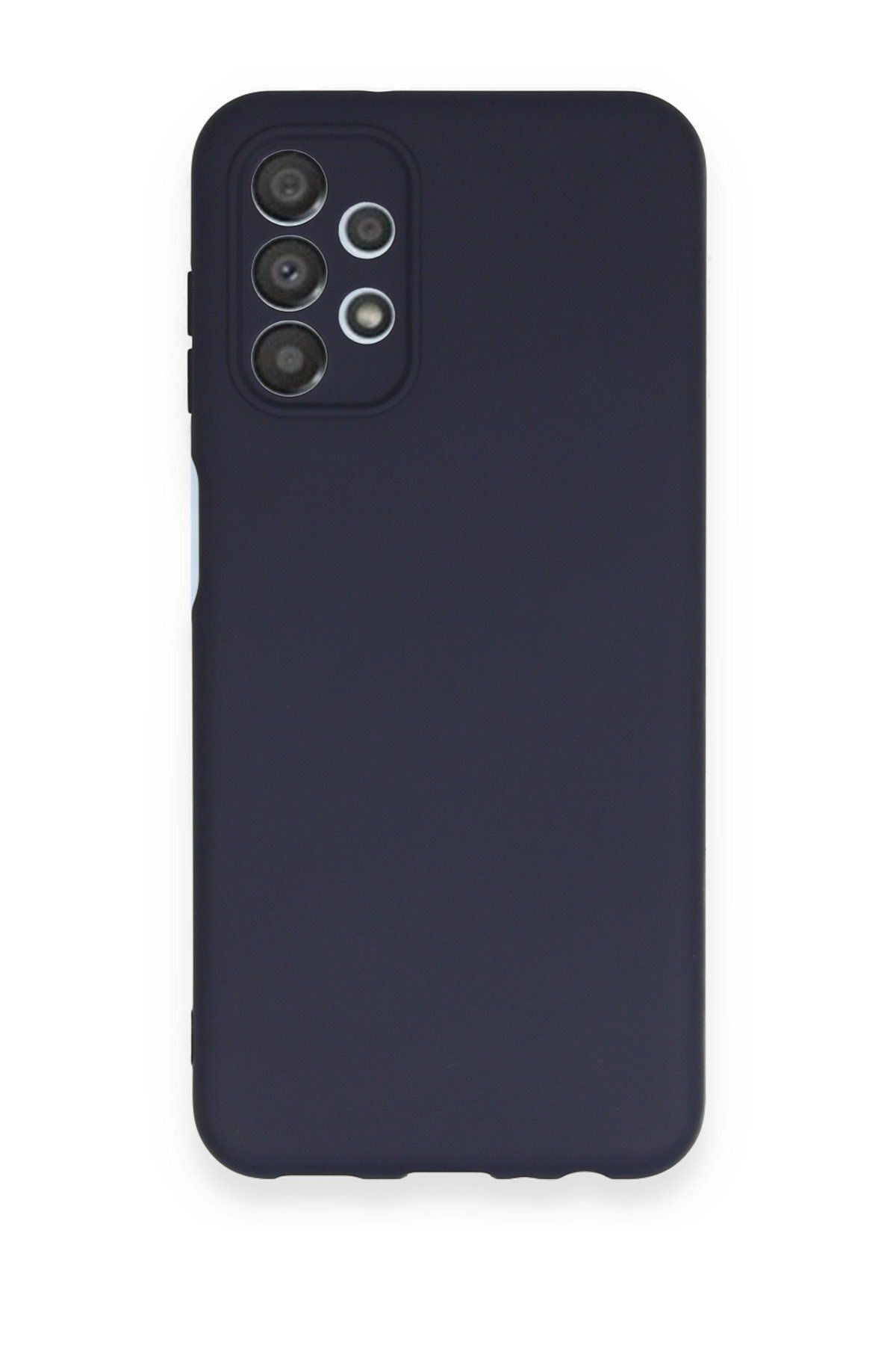 cepmoda Samsung Galaxy A13 4G Uyumlu İnce Esnek Soft Rubber Telefon Kılıfı - LACİVERT