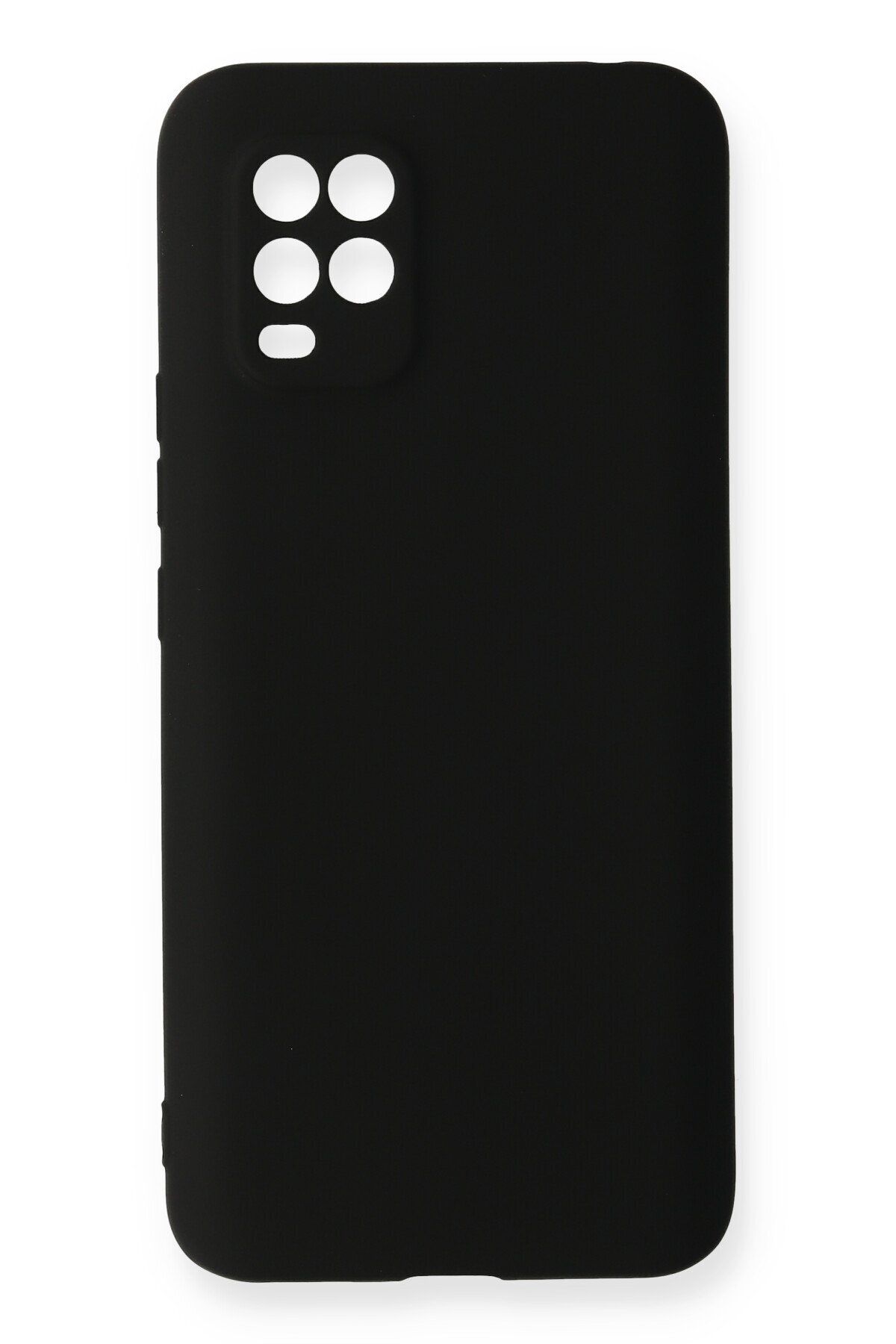 cepmoda Xiaomi Mİ 10 LİTE Uyumlu İnce Esnek Soft Rubber Telefon Kılıfı - SİYAH