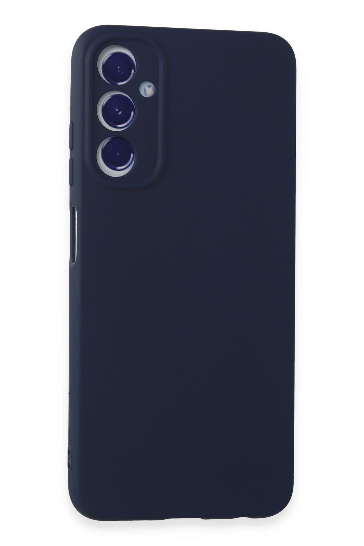 cepmoda Samsung Galaxy A05s Uyumlu İnce Esnek Soft Rubber Telefon Kılıfı - LACİVERT