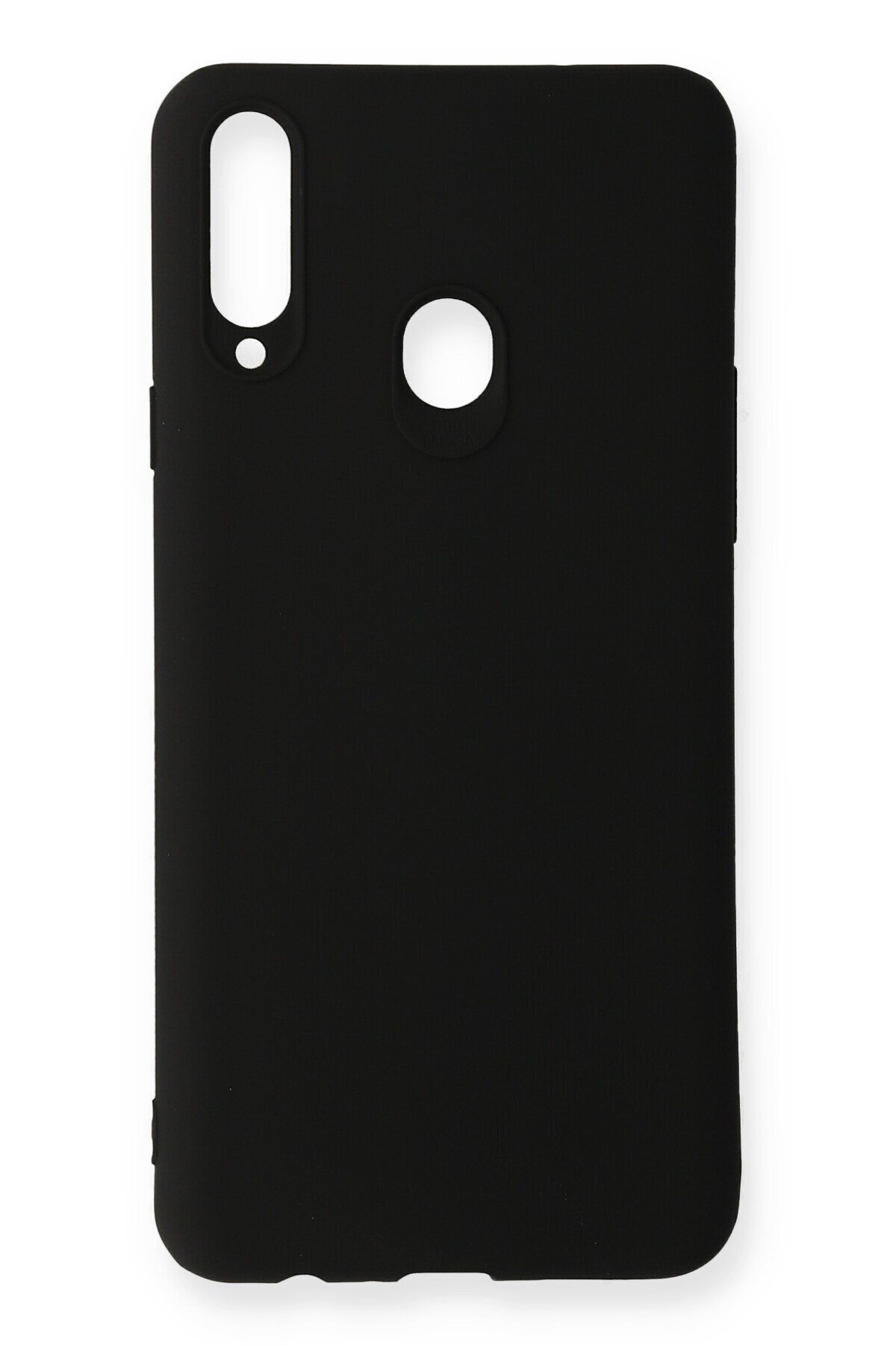 cepmoda Samsung Galaxy A20S Uyumlu İnce Esnek Soft Rubber Telefon Kılıfı - SİYAH