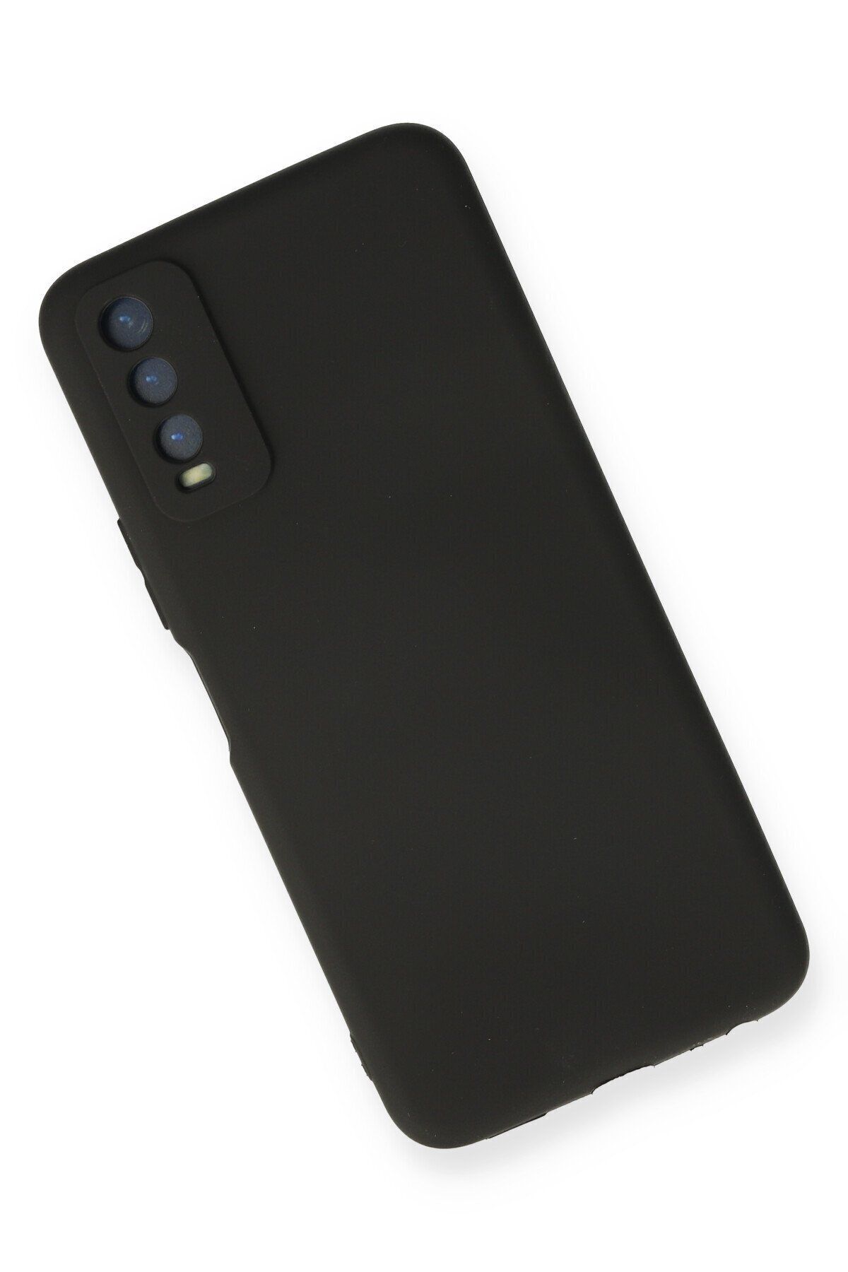cepmoda Vivo Y20 Uyumlu İnce Esnek Soft Rubber Telefon Kılıfı - SİYAH