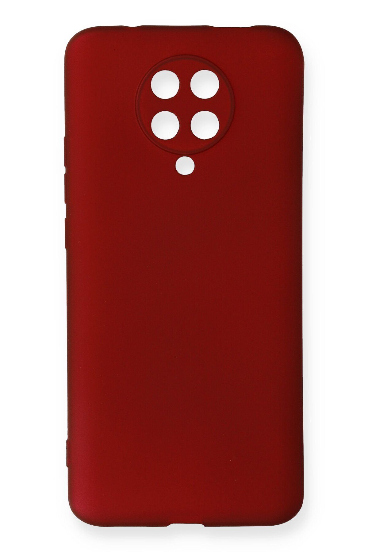 cepmoda Xiaomi POCO F2 PRO Uyumlu İnce Esnek Soft Rubber Telefon Kılıfı - BORDO