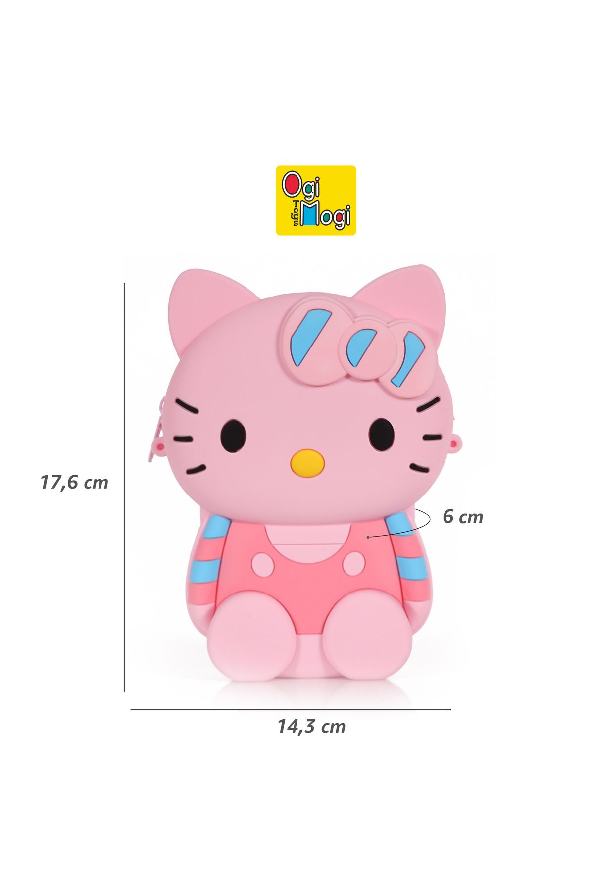 Ogi Mogi Toys-Silikon-Rosa-Katzen-Schultertasche 6