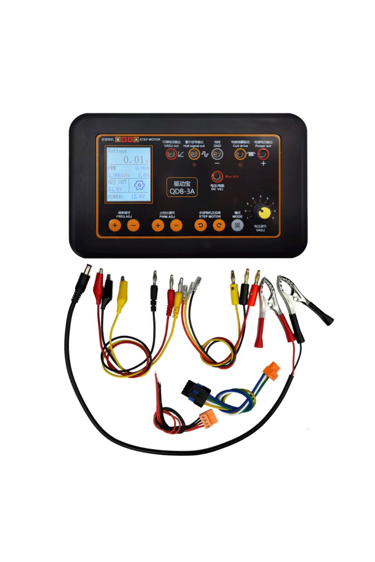 Choice-New! Automobile Ignition Coil Test Injector Solenoid Valve Idling Stepper Motor Instrument Tester... 3