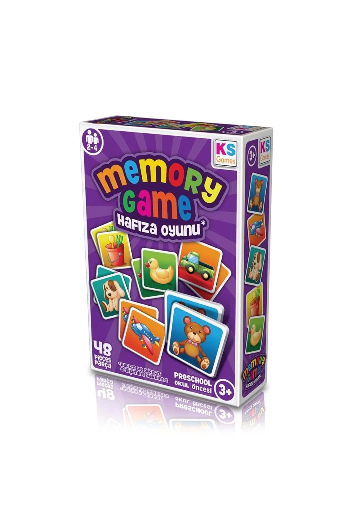 Basic Fun Çocuk MG 780 KS Puzzle, Memory Game Hafıza Oyunu