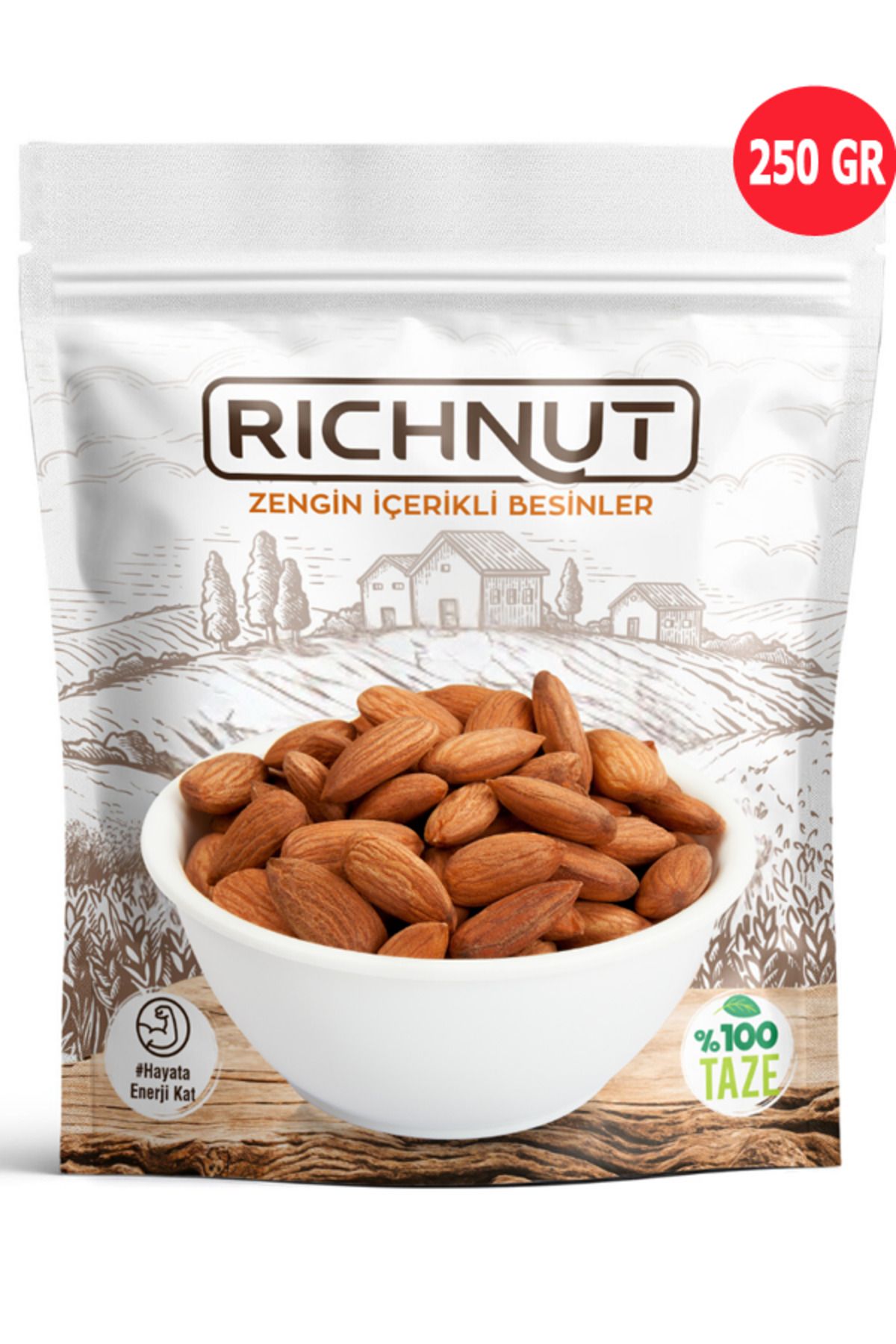 RİCHNUT Çiğ Badem İçi