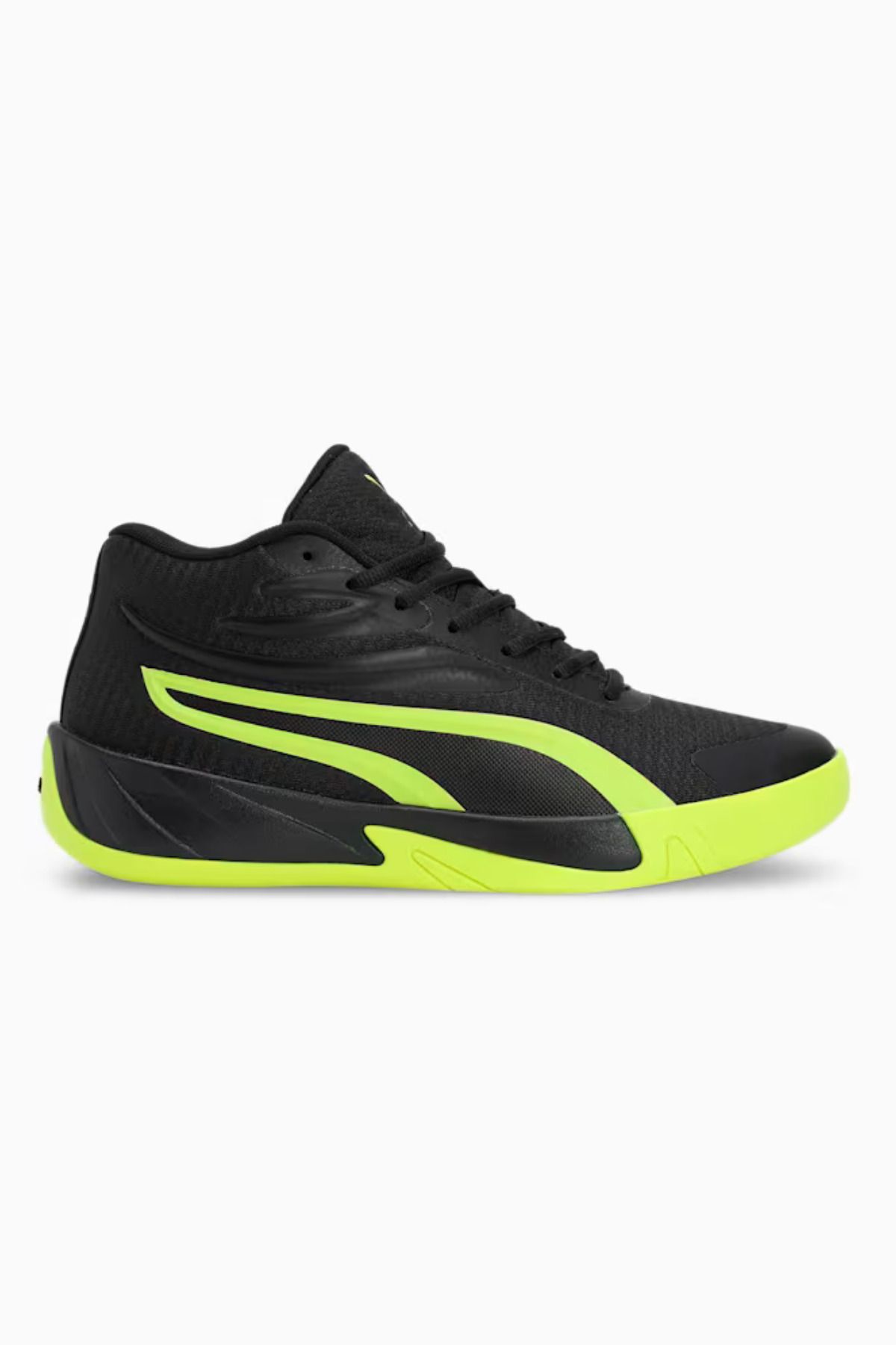 Puma Court Pro Unisex Basketbol Ayakkabısı - Siyah-yeşil - 40