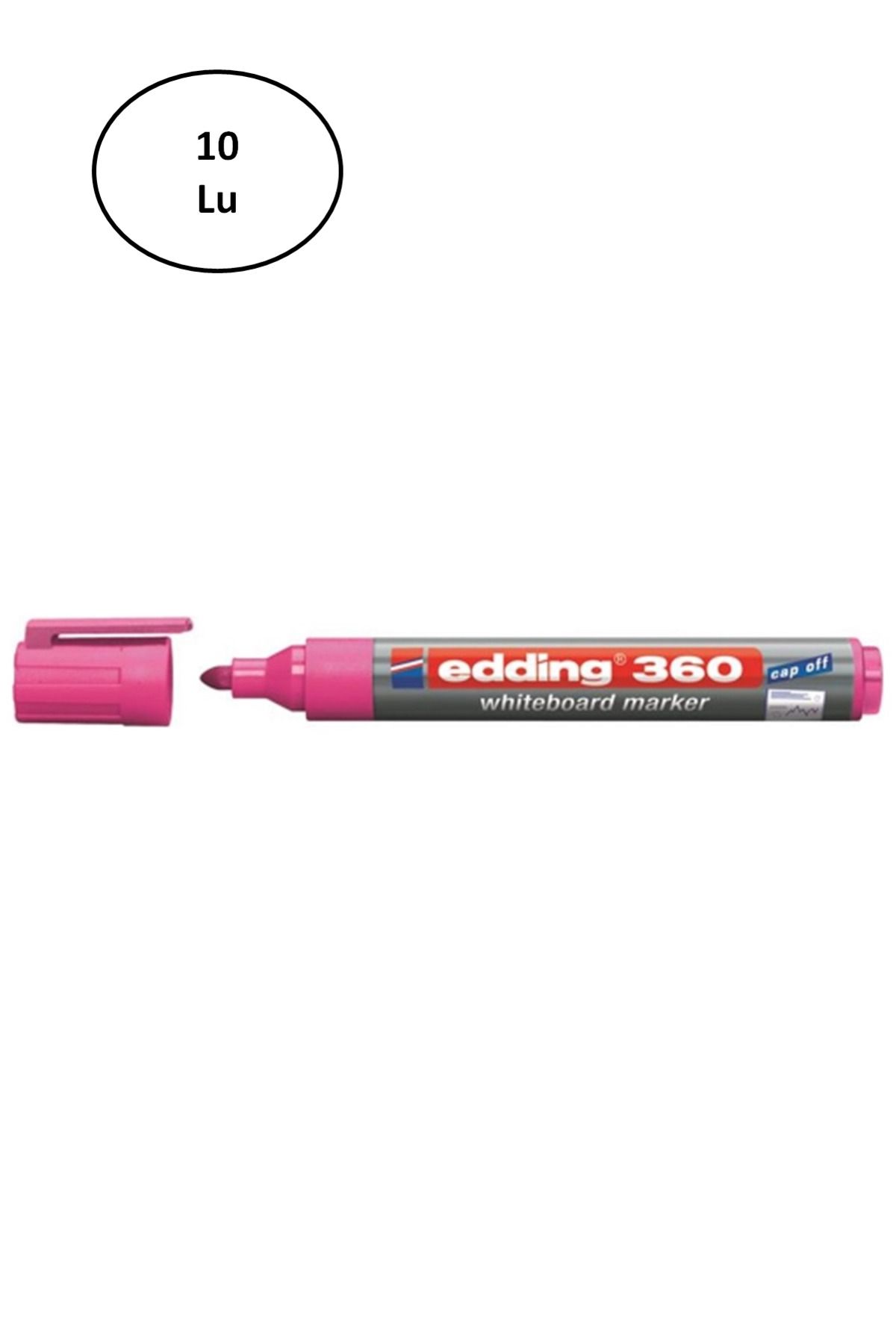 NETWORK ART Edding Beyaz Tahta Kalemi Pembe (E-360) ED36009 10'lu