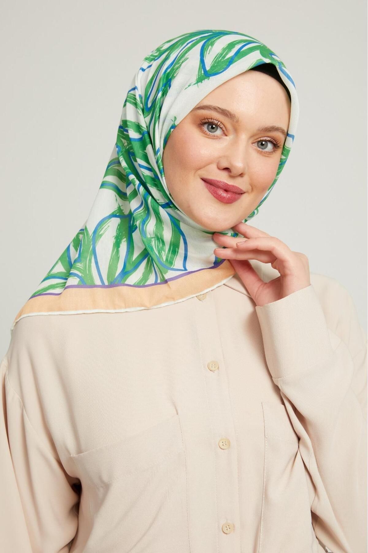 روسری چند رنگ ورزش پنبه 90731 01 سالمون بنتون Levidor