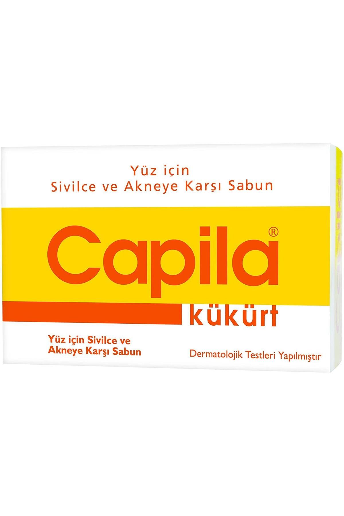 Capila Kükürtlü Sabun 90 gr ( Yüz Için Yağlı Cilt Sabunu )