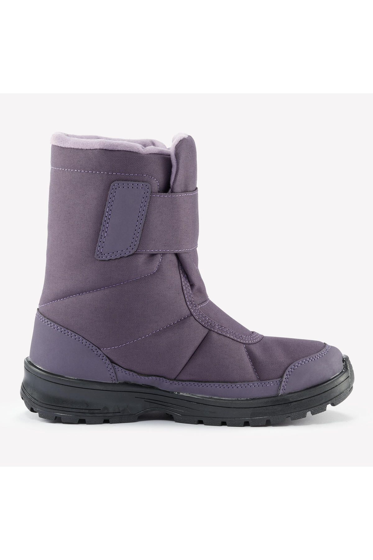 Decathlon-Children's Waterproof Outdoor Snow Boots - Gray / Purple - Sh100 5