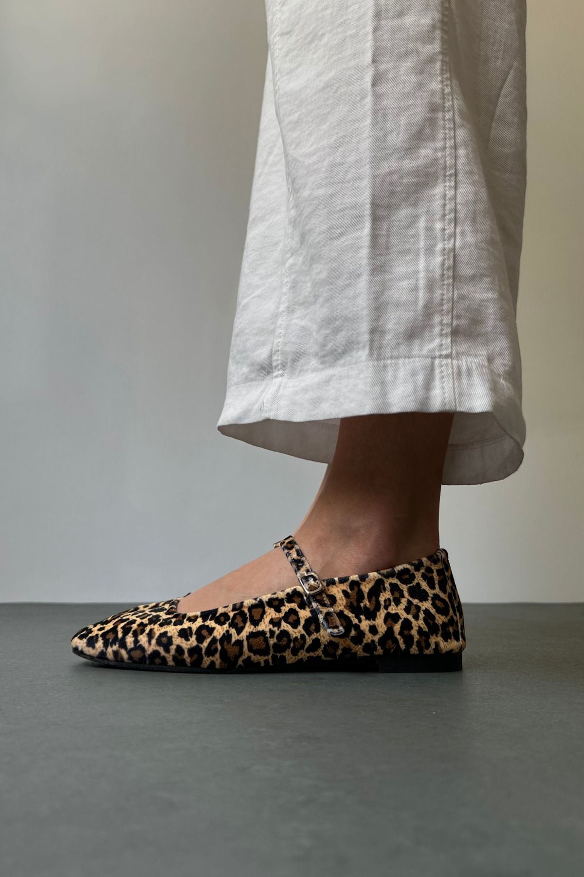 Mupa Shoes-Balerini de damă cu model LEOPARD 5