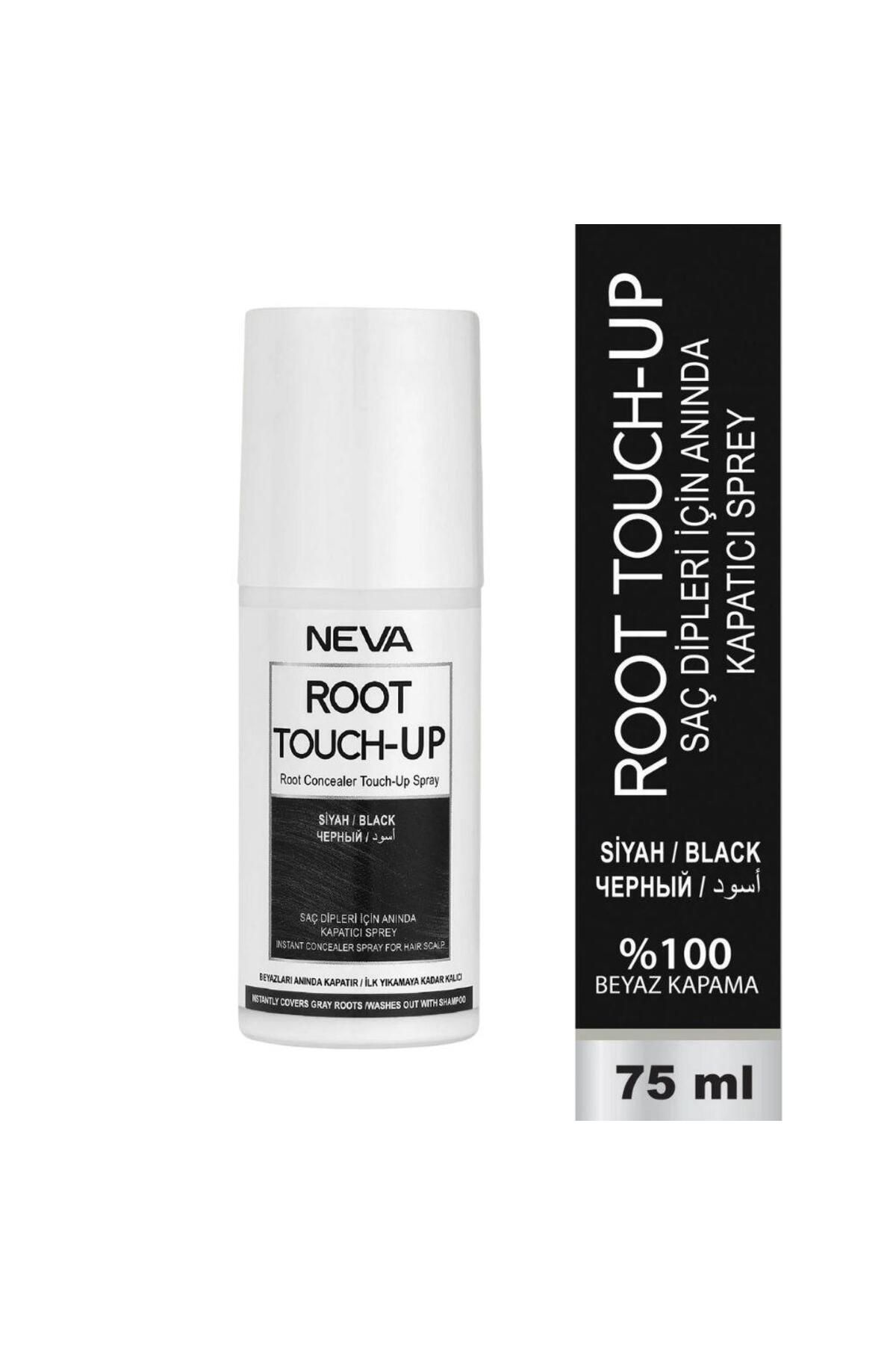 Root Touch-Up Neva Saç Dipleri Için Anında Kapatıcı Sprey 75 ml - Siyah