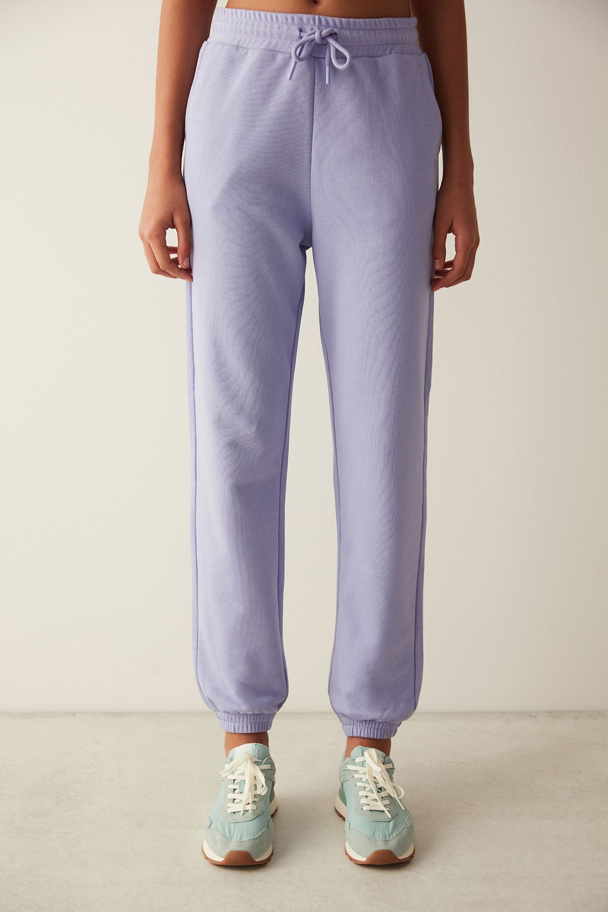 Penti-Lilac High Waist Basic tepláky 2