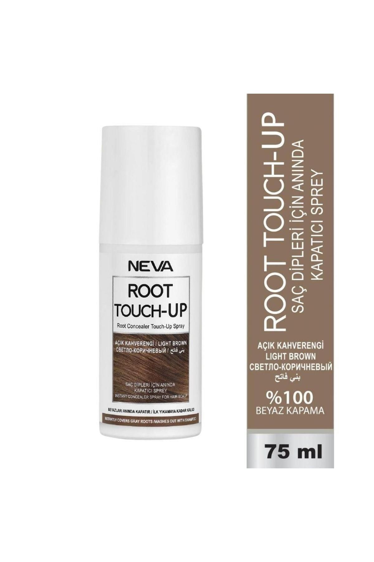 Root Touch-Up Neva Saç Dipleri Için Anında Kapatıcı Sprey 75 ml - Açık Kahverengi