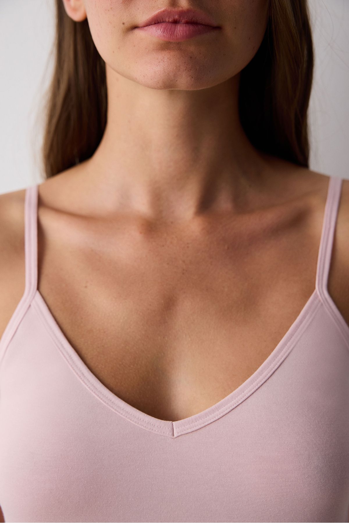 Penti-Pink Dried Rose Reversible Undershirt with Thin Straps 5