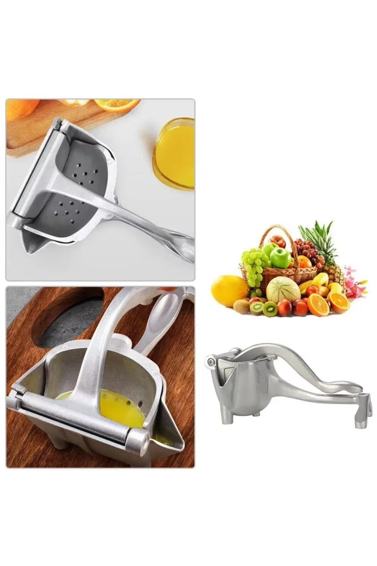 Monte Lua-Professional Citrus Juicer , Fruit Juicer, Manual Lemon Juicer, Juice Extractor, 6