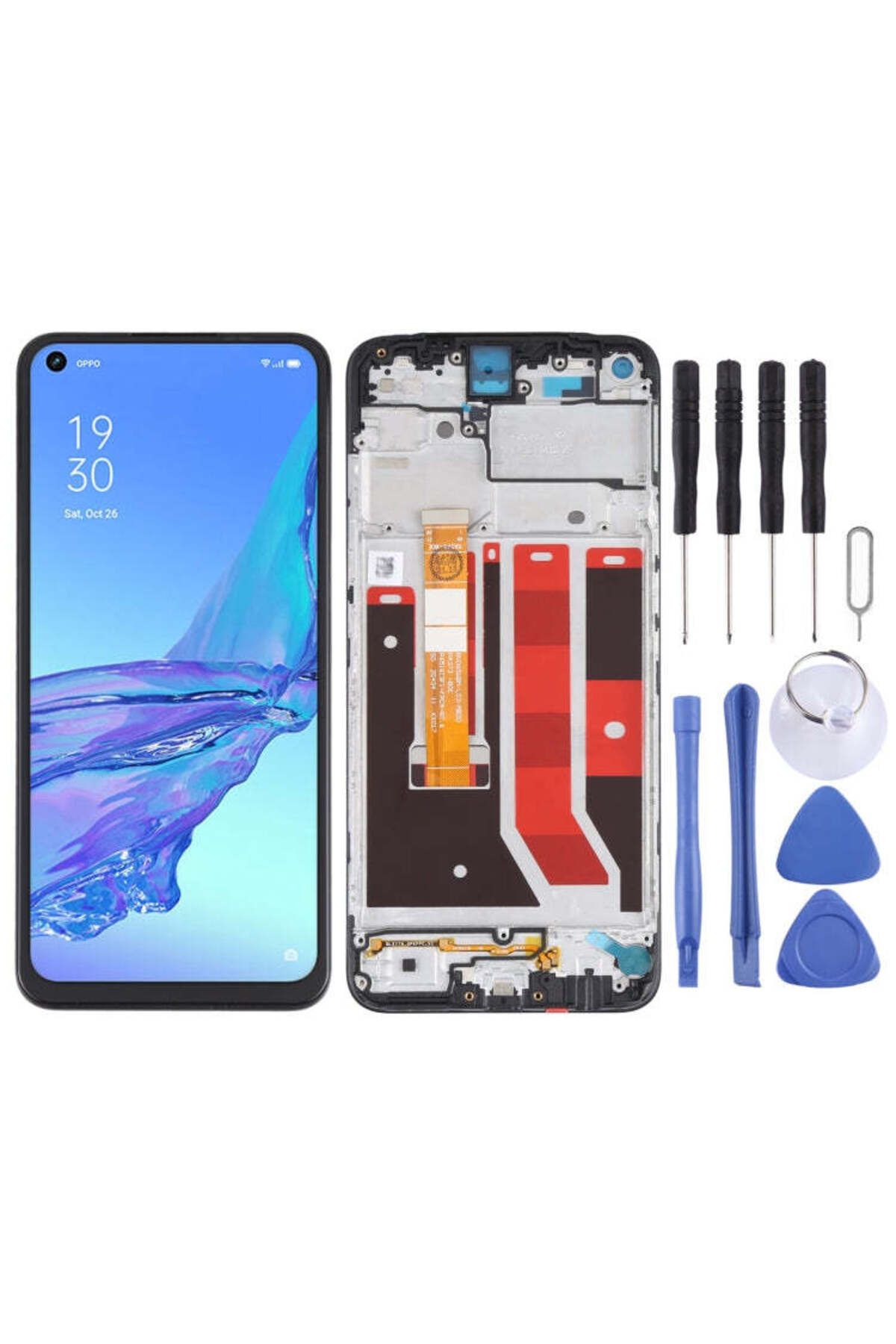 indirimplus OPPO A53 4G Uyumlu LCD EKRAN +Tamir Seti CPH2127 CPH2131