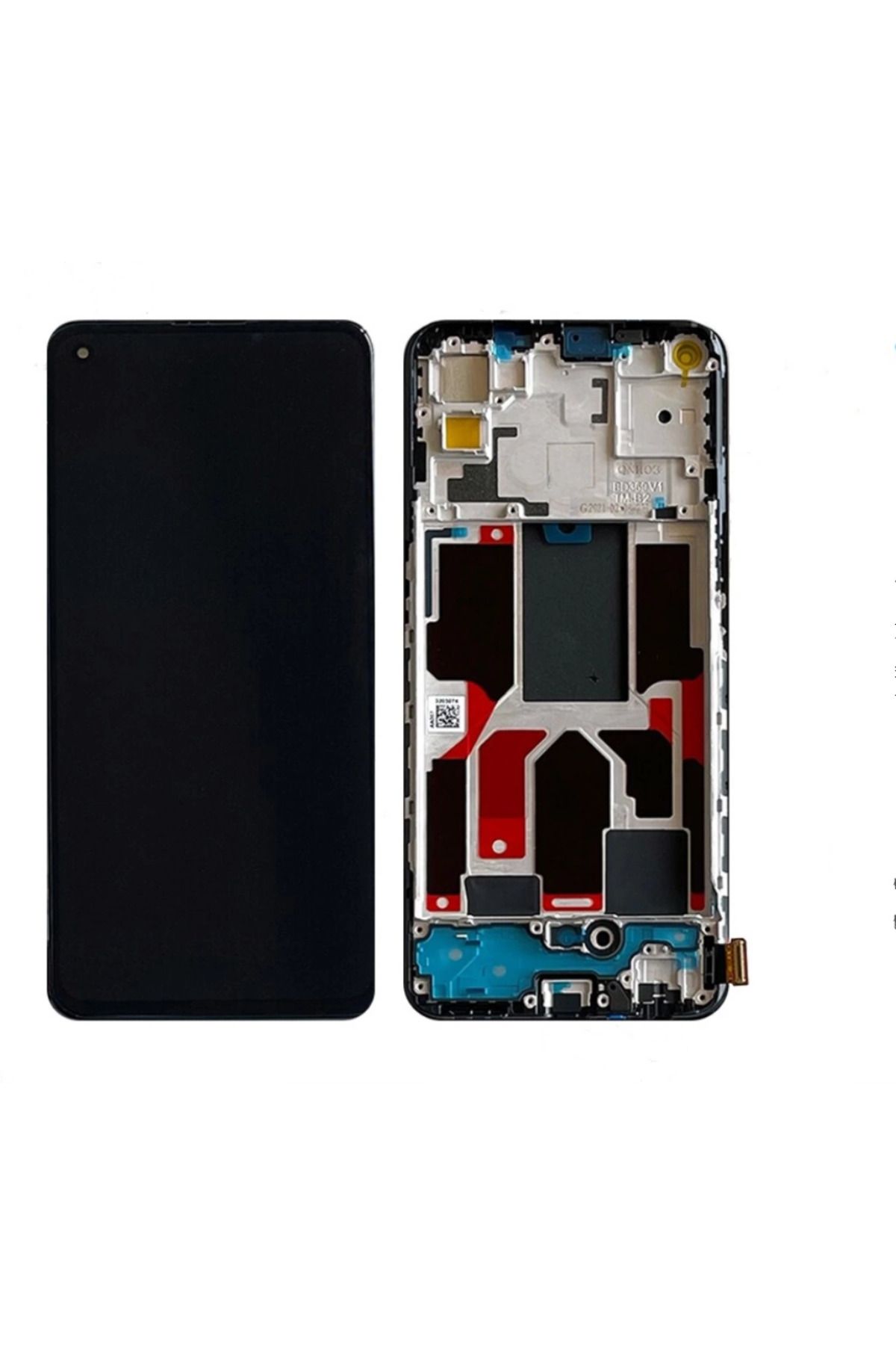 indirimplus OPPO Reno 5 Lite Uyumlu LCD EKRAN Reno 5 Lite Çıtalı TFT +Tamir Seti TAM UYUMLU