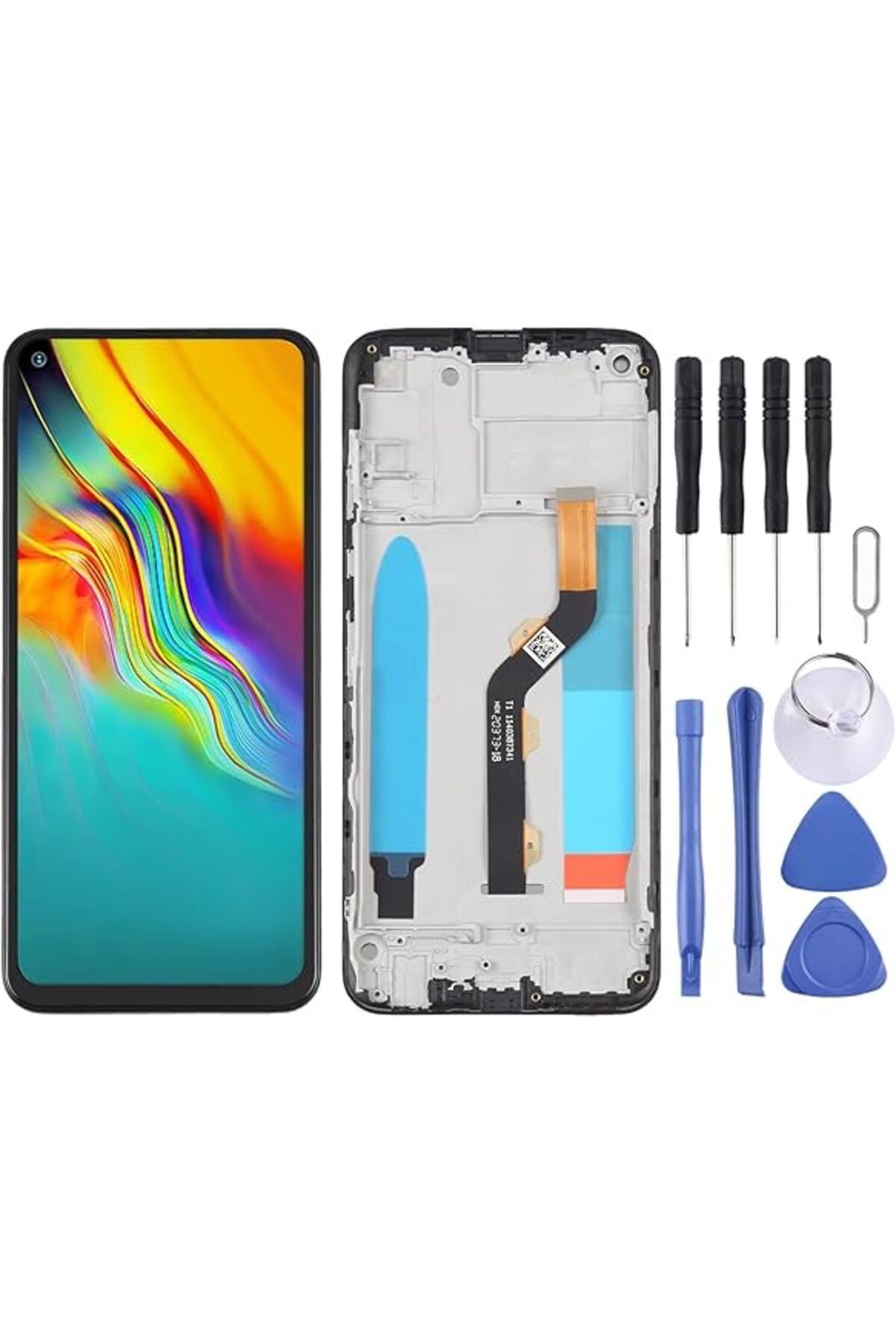 indirimplus infinix Hot 10i LCD EKRAN Çıtalı Ekran 10i TAM UYUMLU