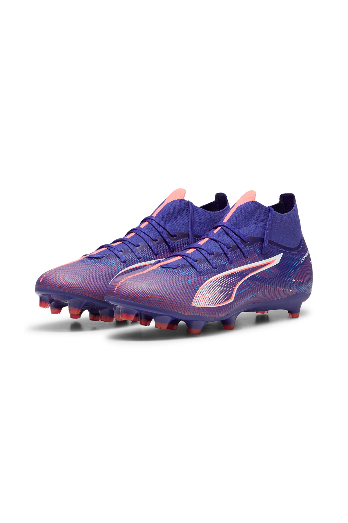 Puma Ultra Match 5 Plus Fg Erkek Mor Çim Saha Kramponu görsel 2