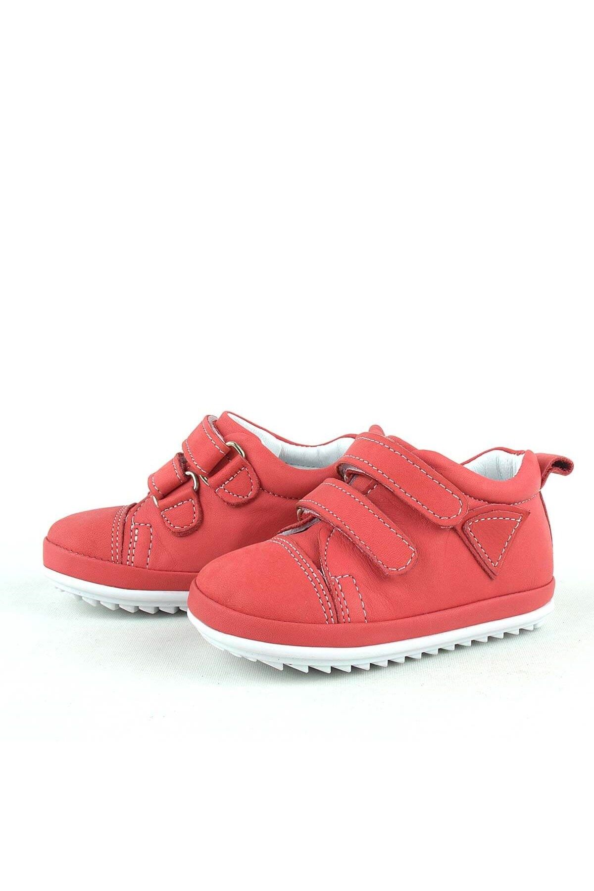 Rakerplus-Red Genuine Leather - scrat First step shoes 5