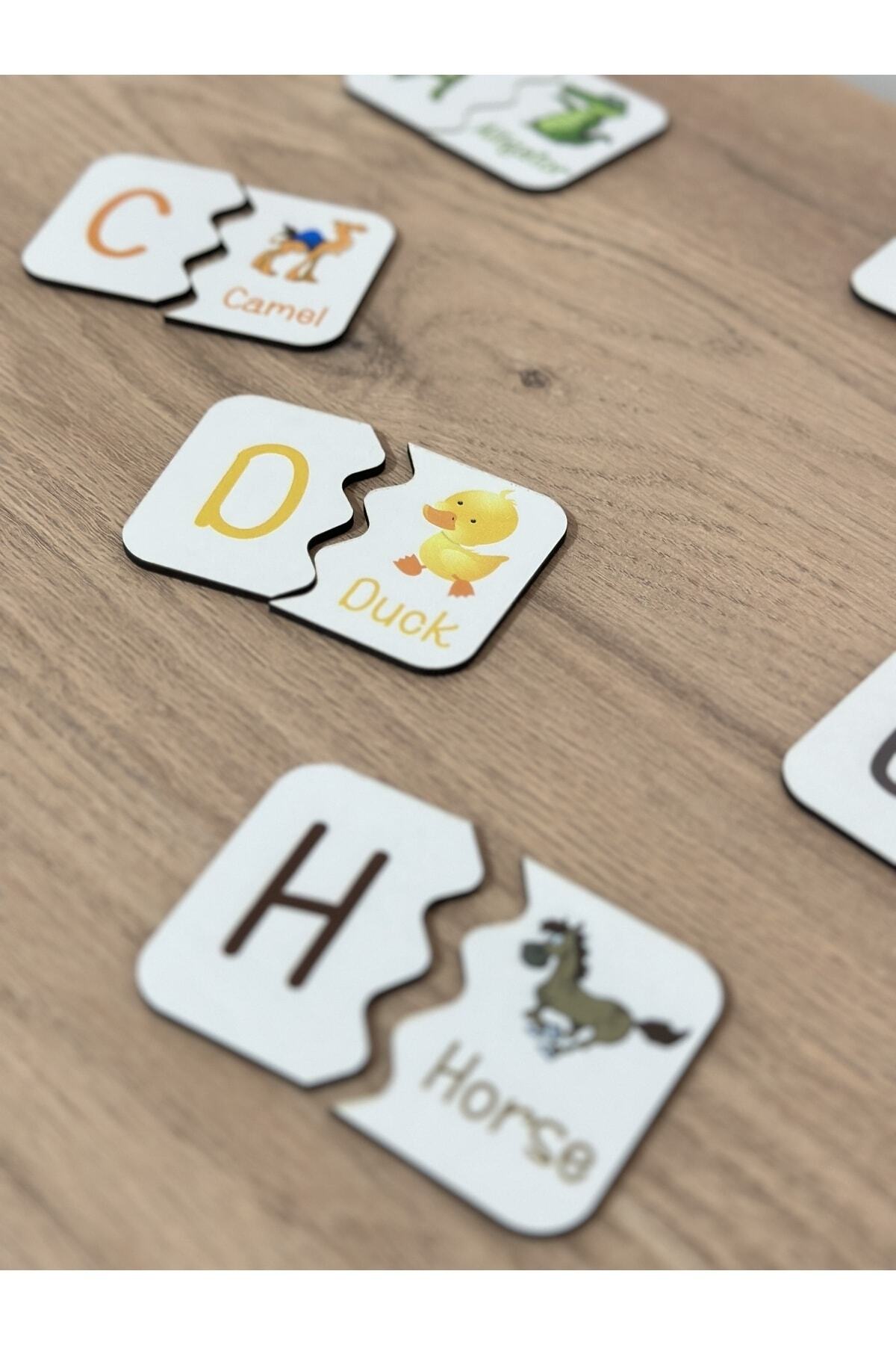 Karter İnovasyon Harf Hayvan Esleme Kartlari, Alfabe Esleme Kartlari,montesorri Yapboz Takcikar fotoğrafı 6 (önizleme)