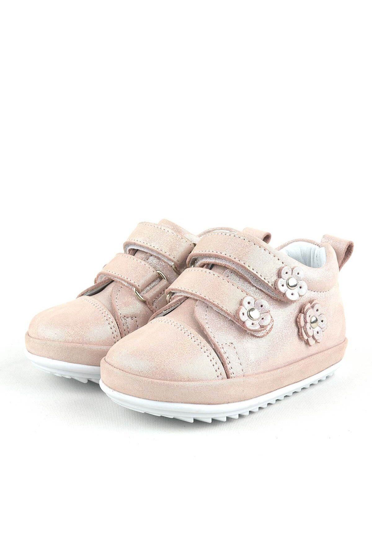 Rakerplus-Limpo Genuine Leather Powder Anatomical Baby Girl First Step Shoes 3