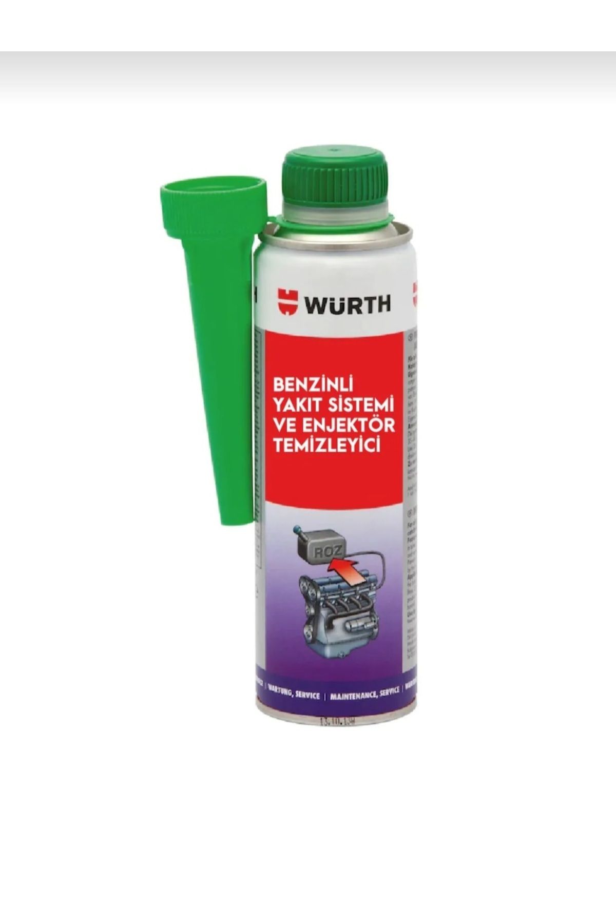 Würth Benzin Enjektör Temizleyici Ve Benzin Katkısı 300 Ml