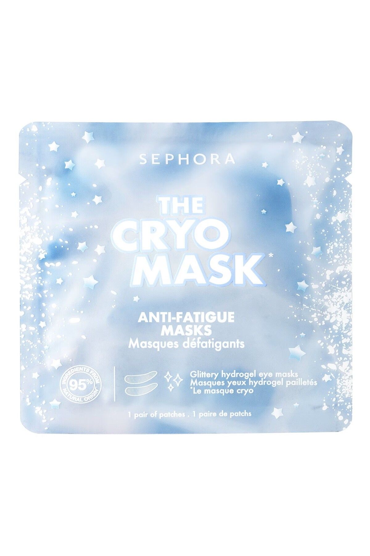 SEPHORA COLLECTION Cryo-%95 Doğal İçerikli Ferahlatıcı&Aydınlatıcı Işıltı Verici Göz Maskesi 1Adet