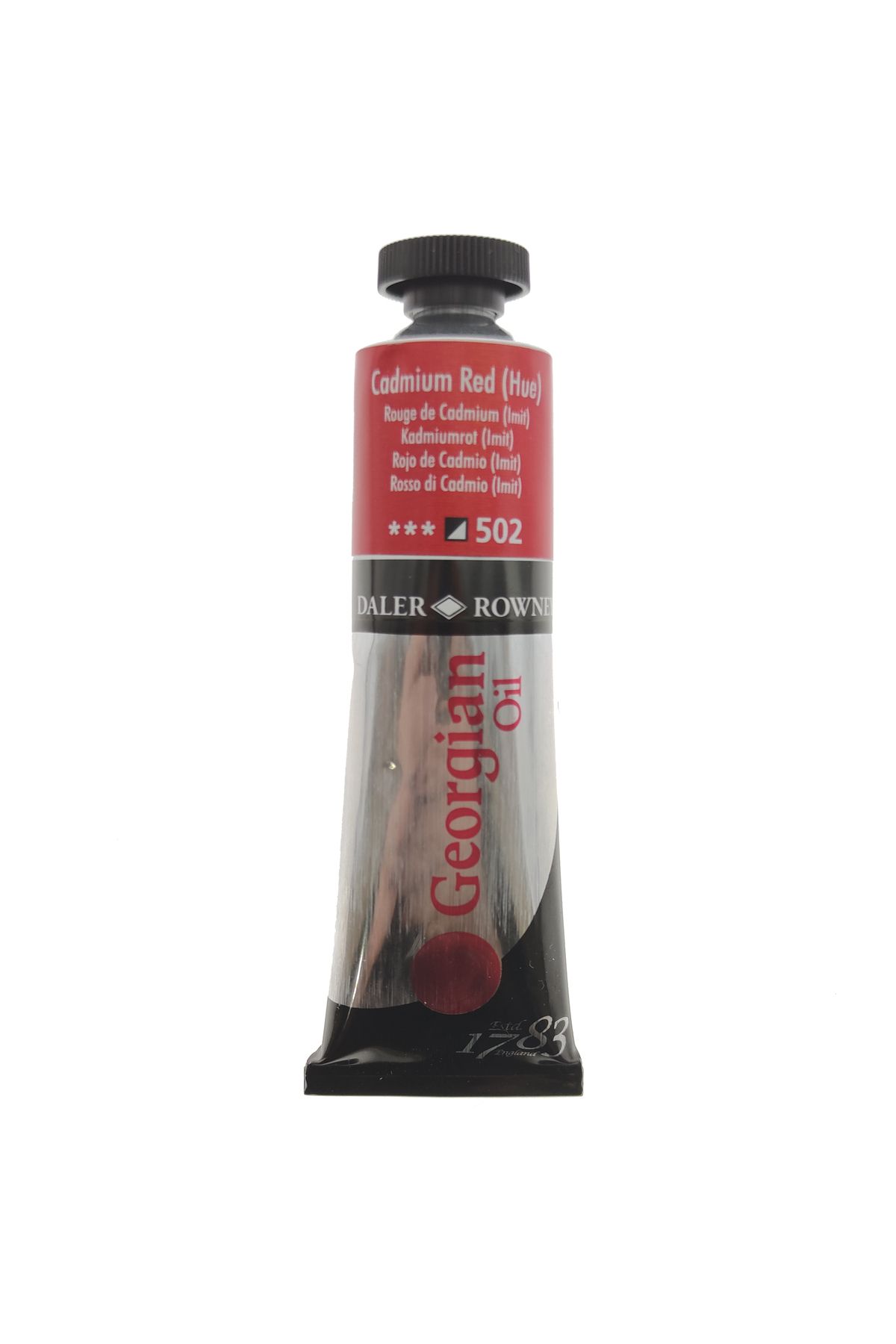 Daler Rowney Georgian Yağlı Boya 38ml - N:502 Cadmium Red