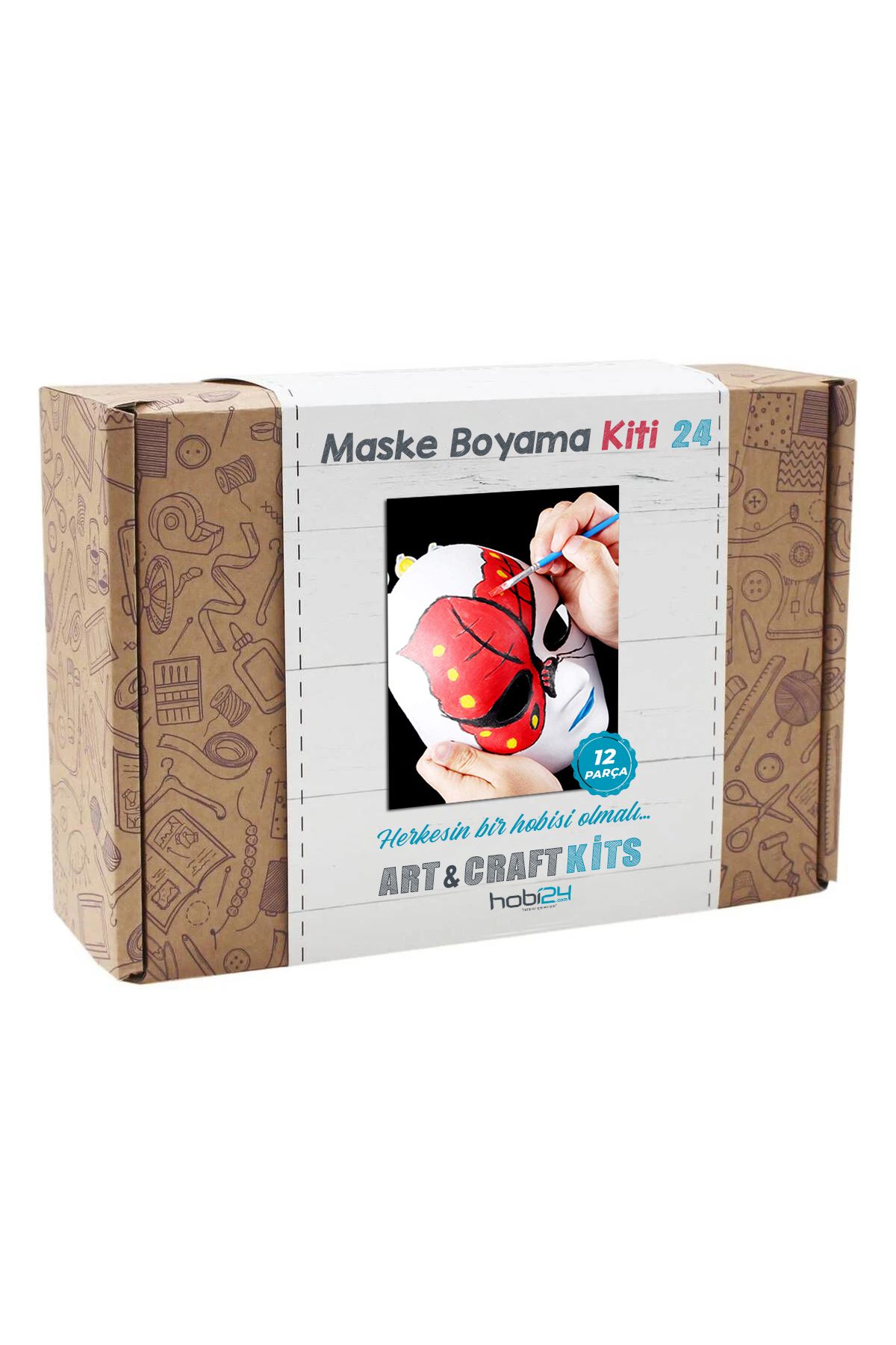 Maske Boyama Kiti - Kit 24