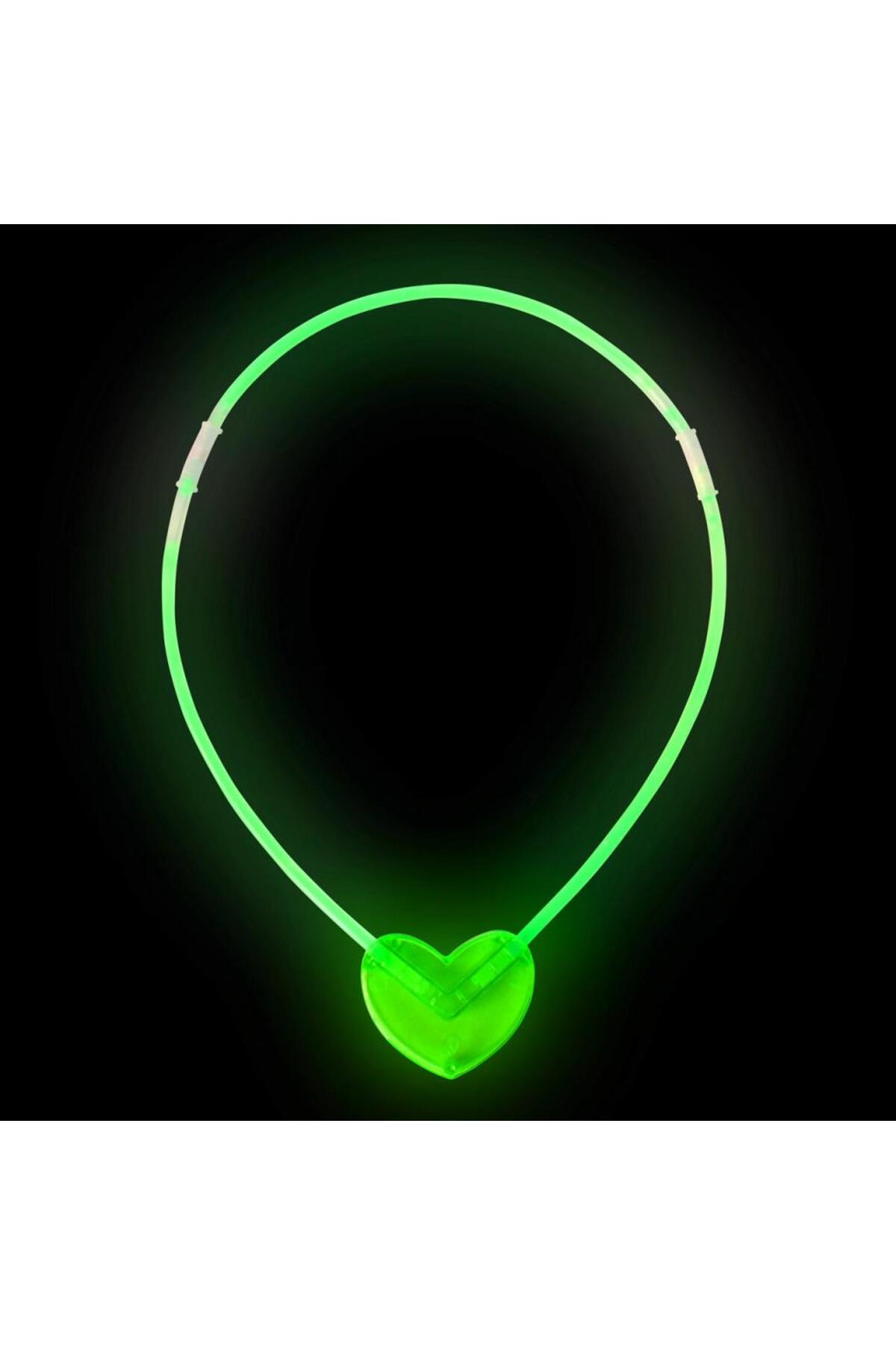 گردنبند استیک قلبی شکل نسیورلد با نور در تاریکی، ۶ رنگ، ۶ عدد