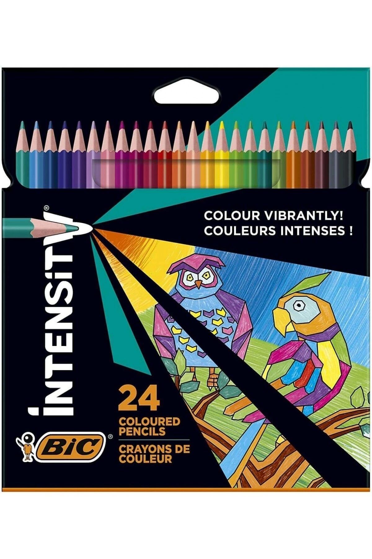 Bic Color Up Üçgen Kuru Boya Kalemi 24 Renk