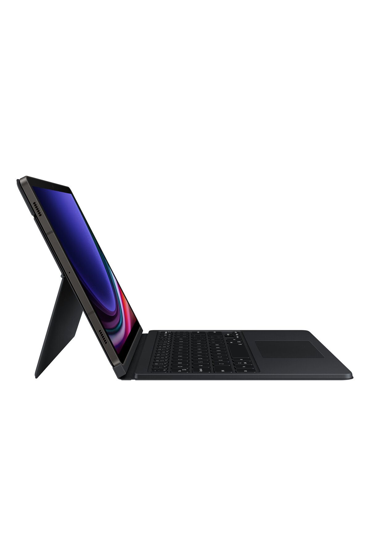 Samsung-Galaxy Tab S9 / S9 Fe Cover Case with Mousepad and Keyboard - Black 8