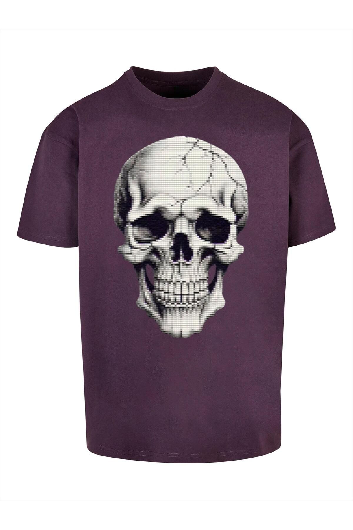 Merchcode-Halloween - Totenkopf T-Shirt 1