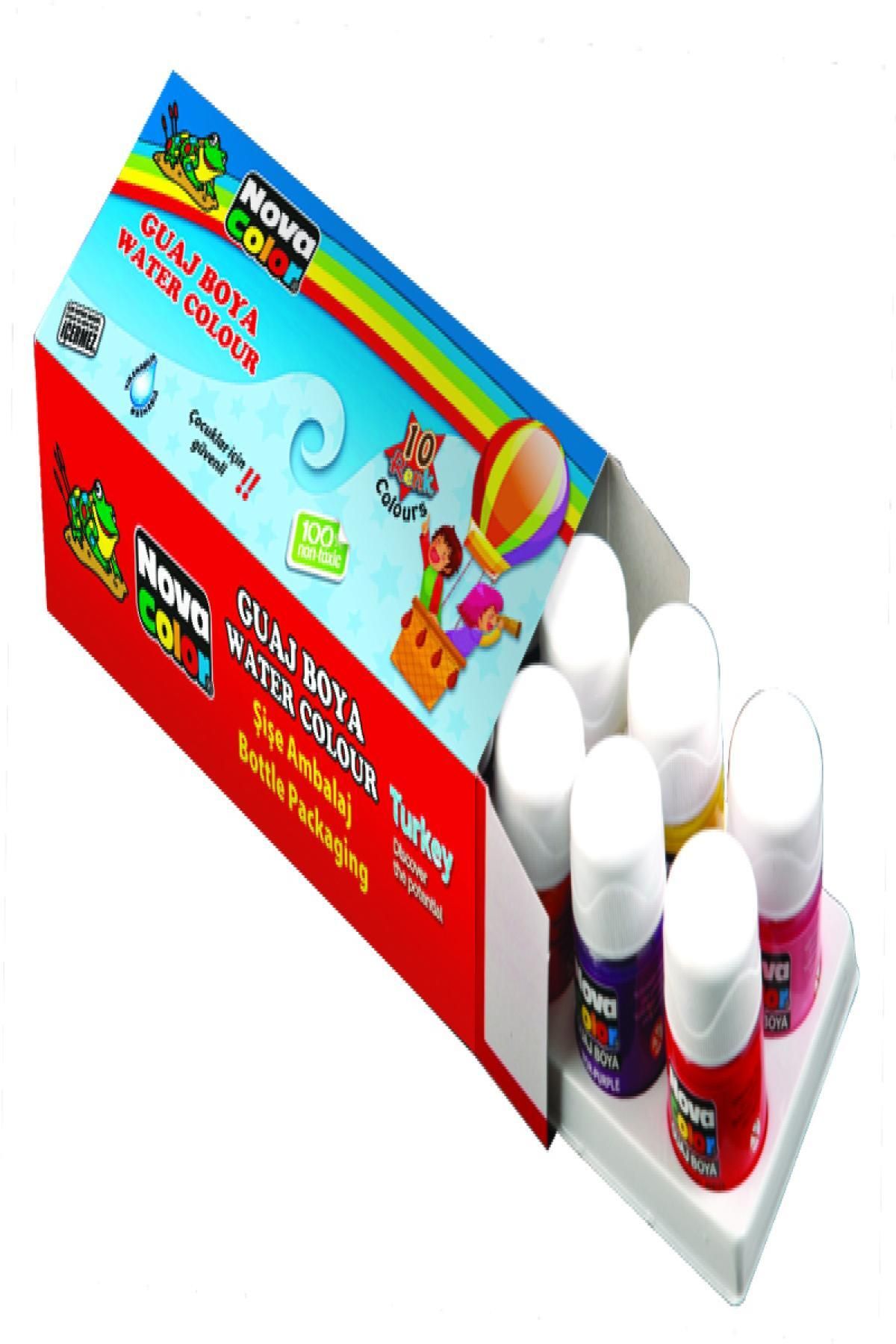 Nextpage Nova Color Nc 114 Guaj Boya Şişe 10Lu Takım 25 Ml