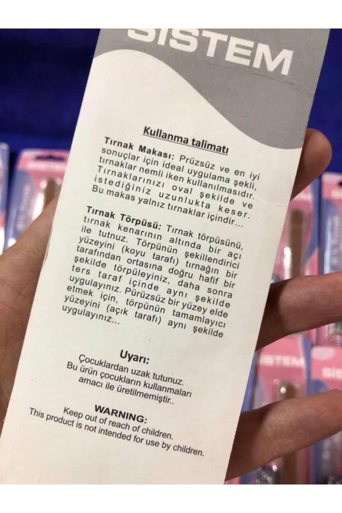 Hasyılmaz 5 Parça Tırnak Makası Tırnak Törpüsü Seti fotoğrafı 3 (önizleme)