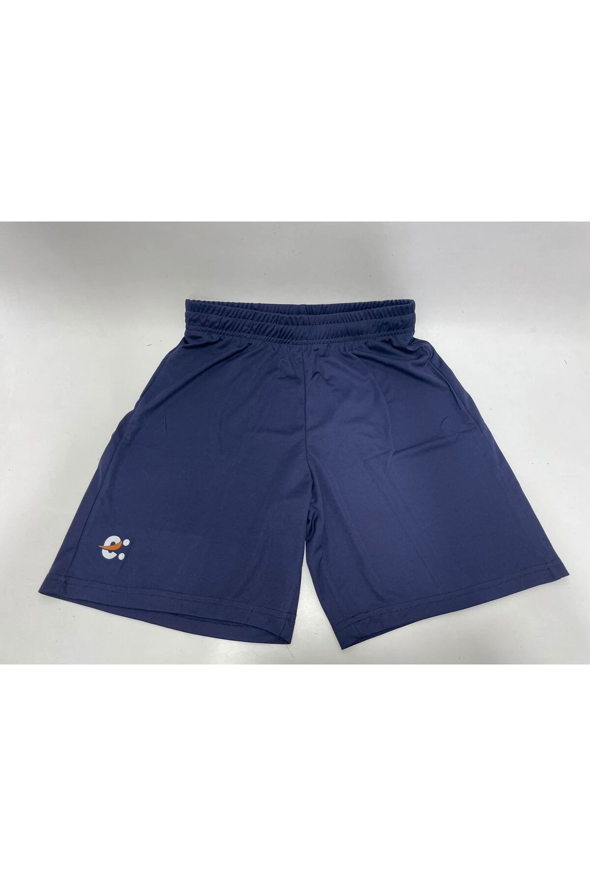 Hasyılmaz-Printed Unisex Navy Blue Polyester Shorts Size m 4