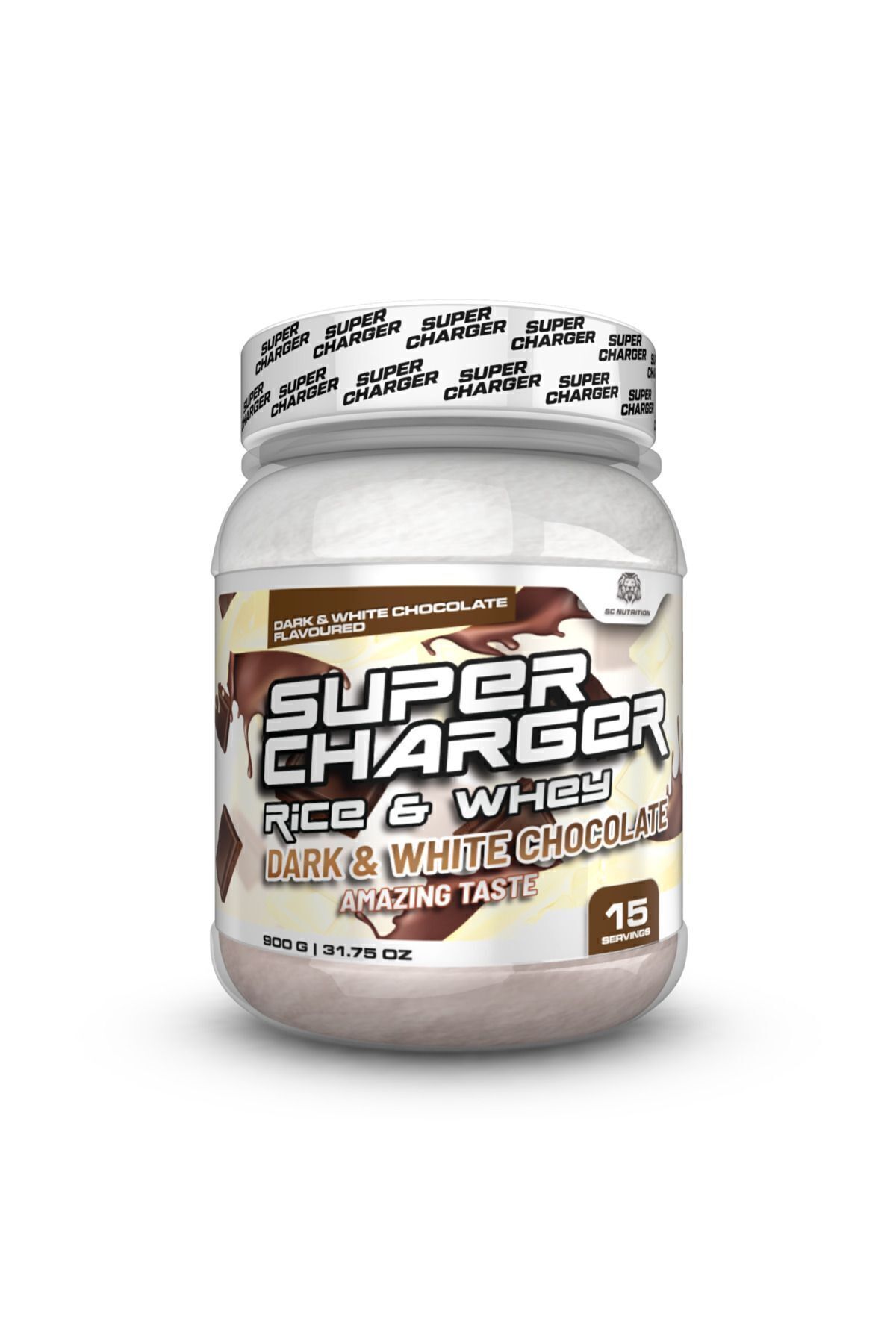 supercharger Sc Rice Whey Protein 900 gr Siyah&beyaz Çikolata